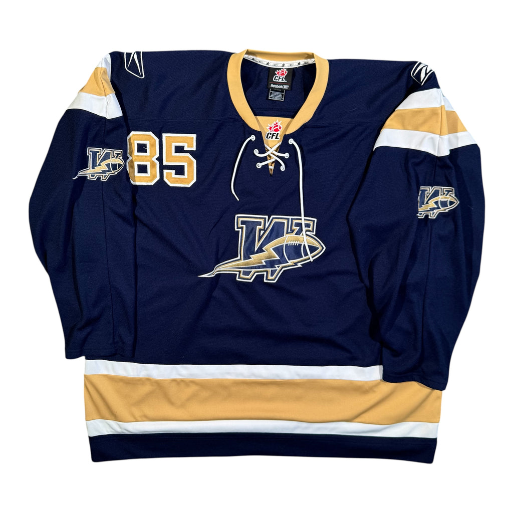 Milt Stegall Winnipeg Blue Bombers Vintage Reebok CFL Hockey Jersey Size XXL