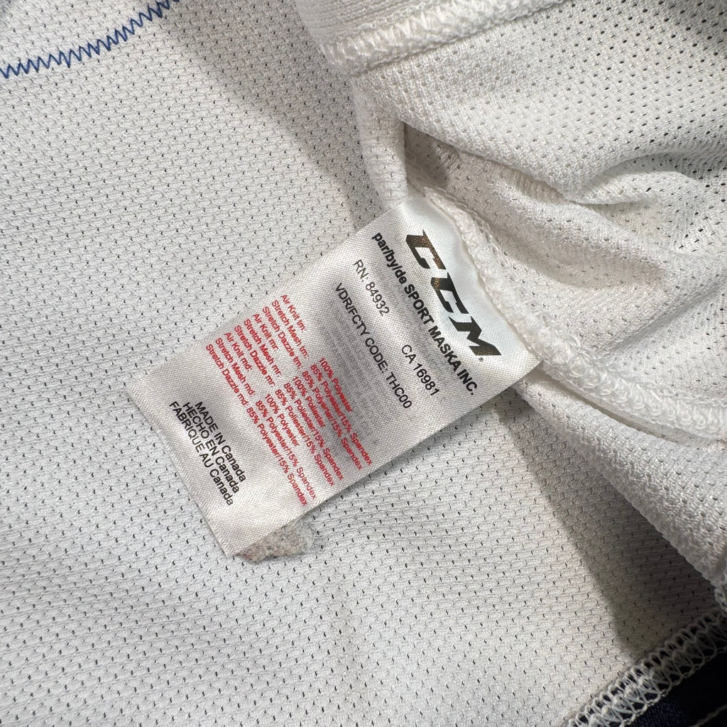 Connor Hellebuyck St. John’s IceCaps Team Issued MIC AHL CCM Jersey - 58