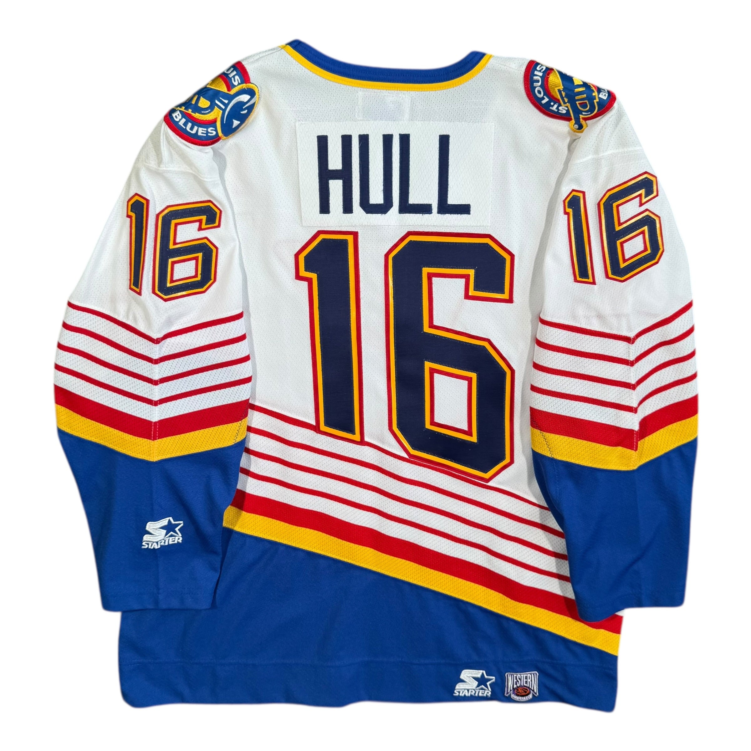 Brett Hull St Louis Blues Vintage Starter NHL Jersey Size XL