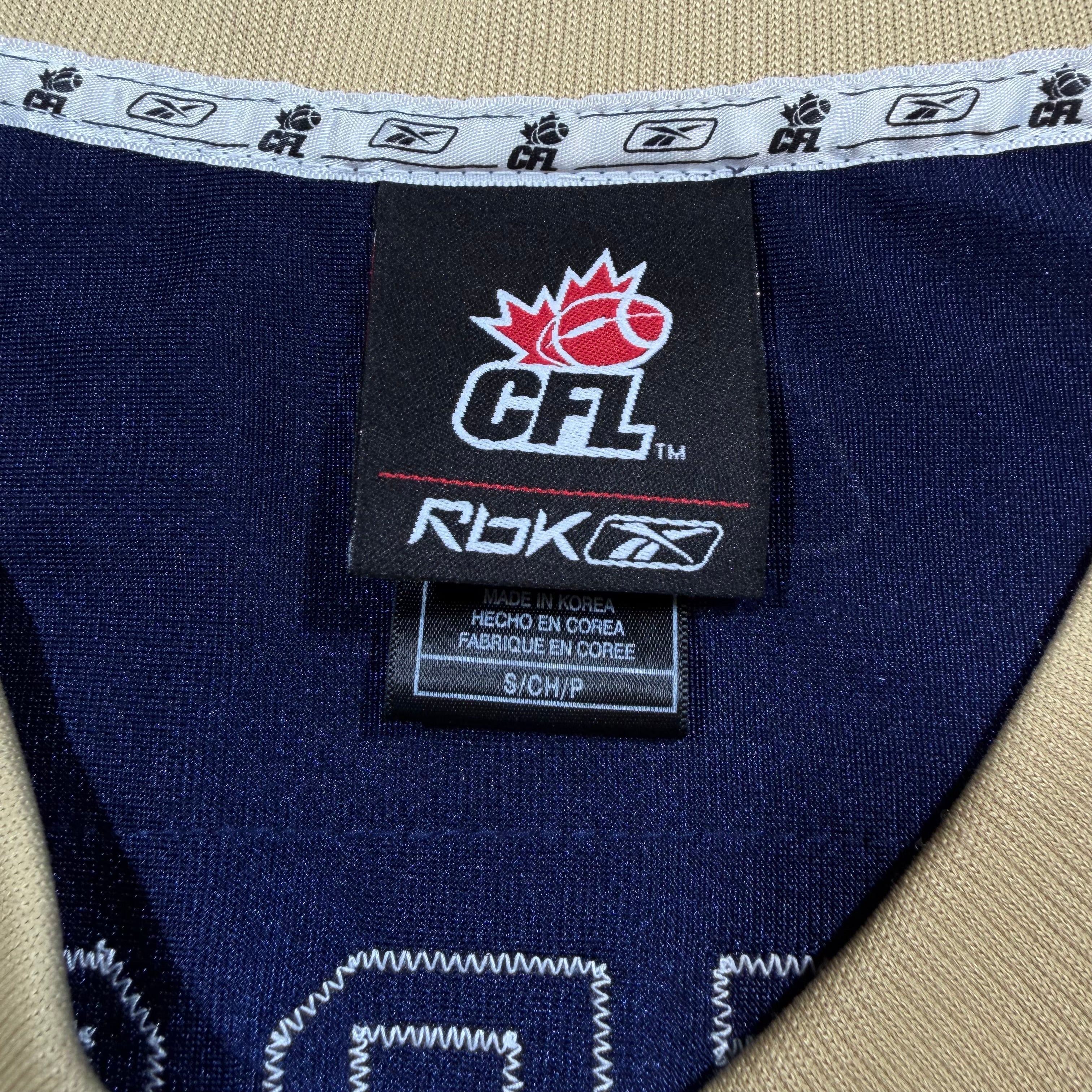 Buck Pierce Winnipeg Blue Bombers Vintage Reebok CFL Jersey - Small