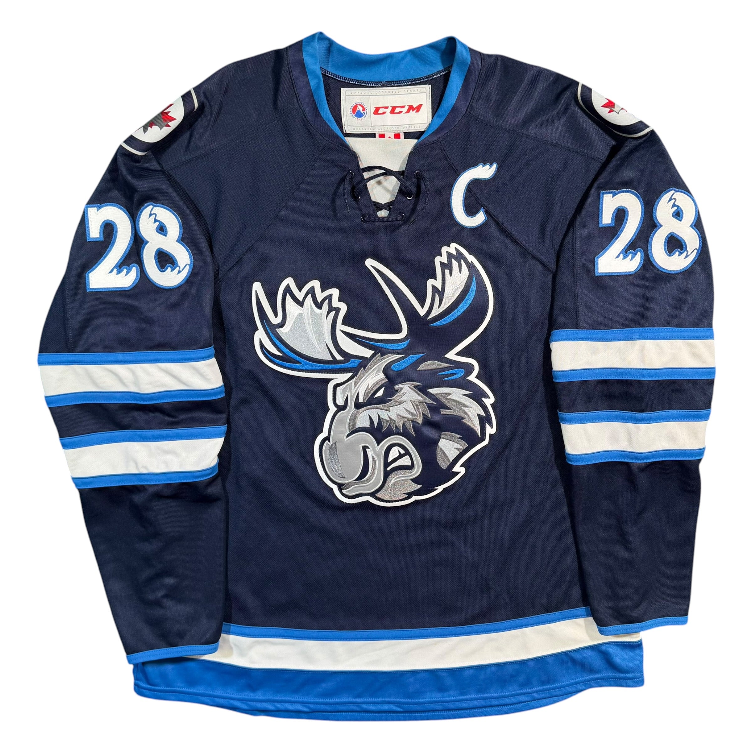 Patrice Cormier Manitoba Moose Signed AHL CCM Hockey Jersey - XL