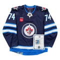 Connor Lewis Winnipeg Jets 2023/24 Game Worn Pre Season NHL Jersey COA