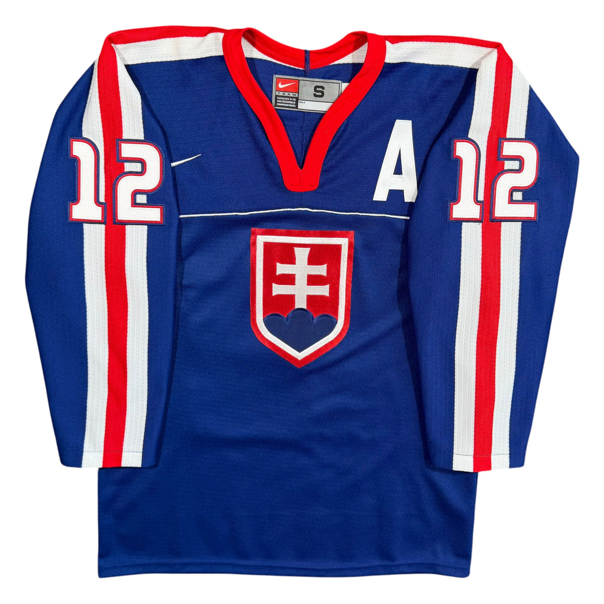Peter Bondra Team Slovakia 1998 Nagano Vintage Nike Jersey - Small