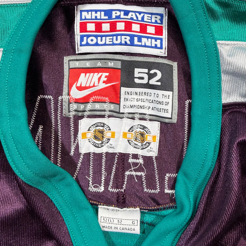 Teemu Selanne Anaheim Ducks Vintage Nike Authentic MIC NHL Jersey - 52/Large