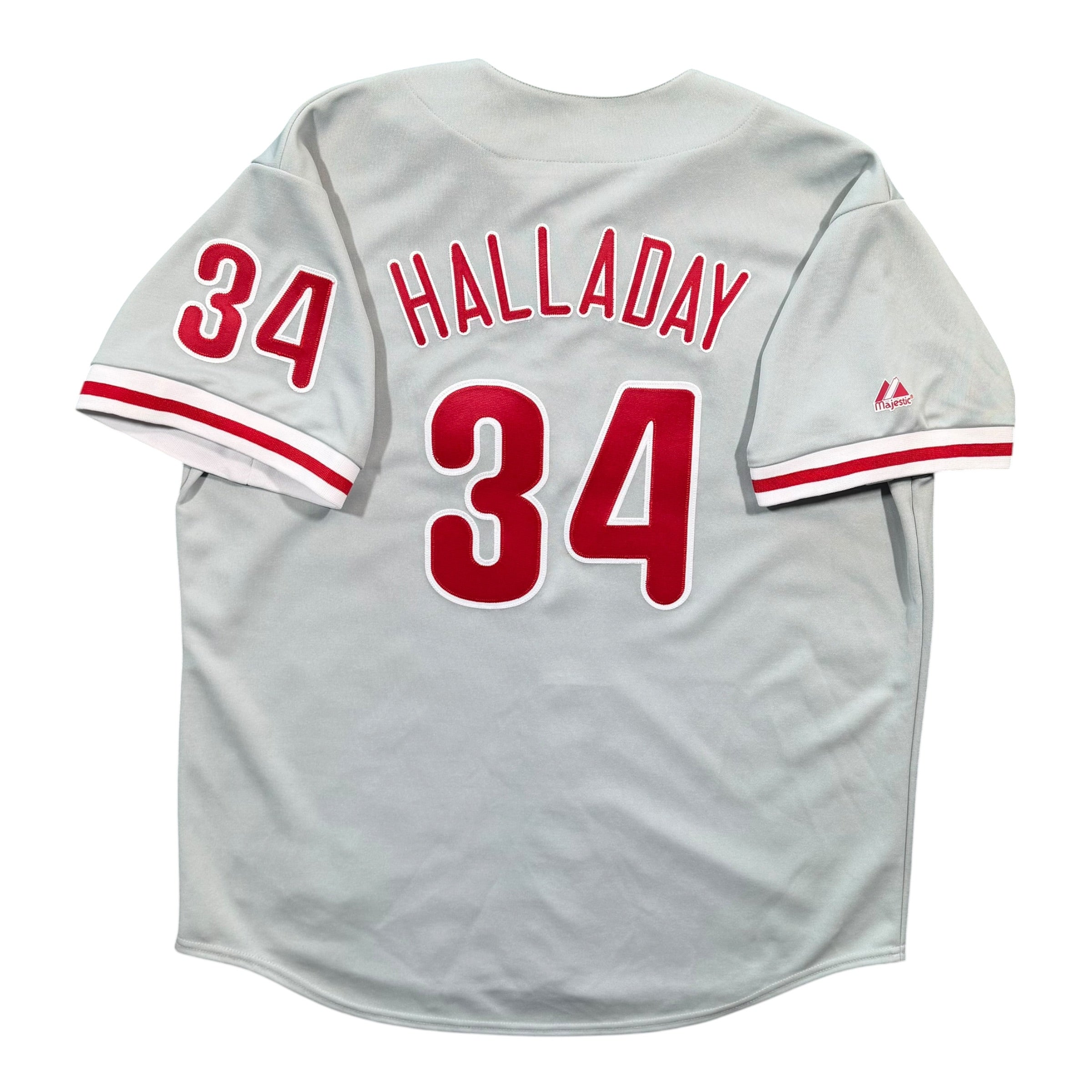 Roy Halladay Philadelphia Phillies Vintage Majestic MLB Jersey - XXL
