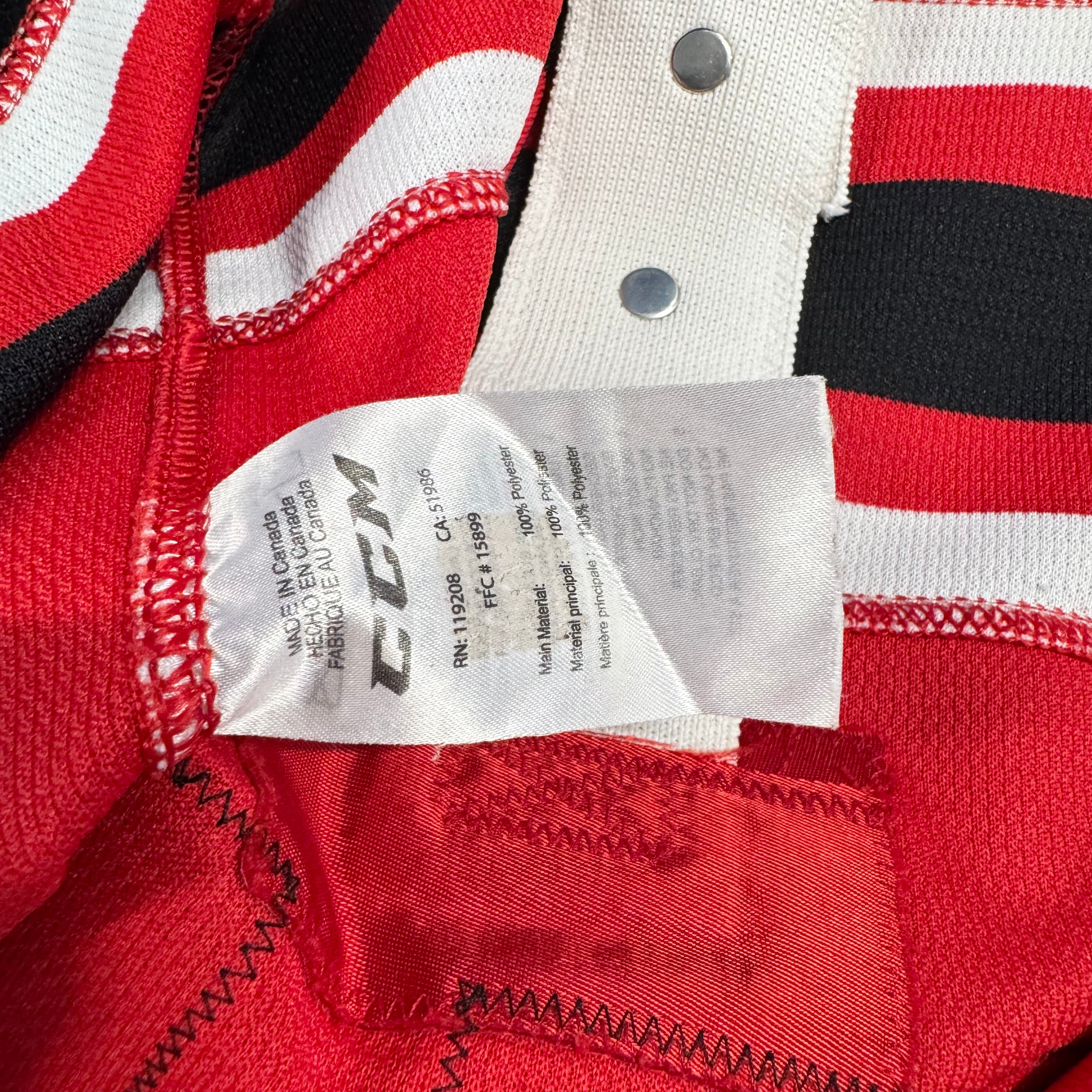 William Portokalis Owen Sound Attack 2021-22 Game Worn OHL CCM Hockey Jersey COA