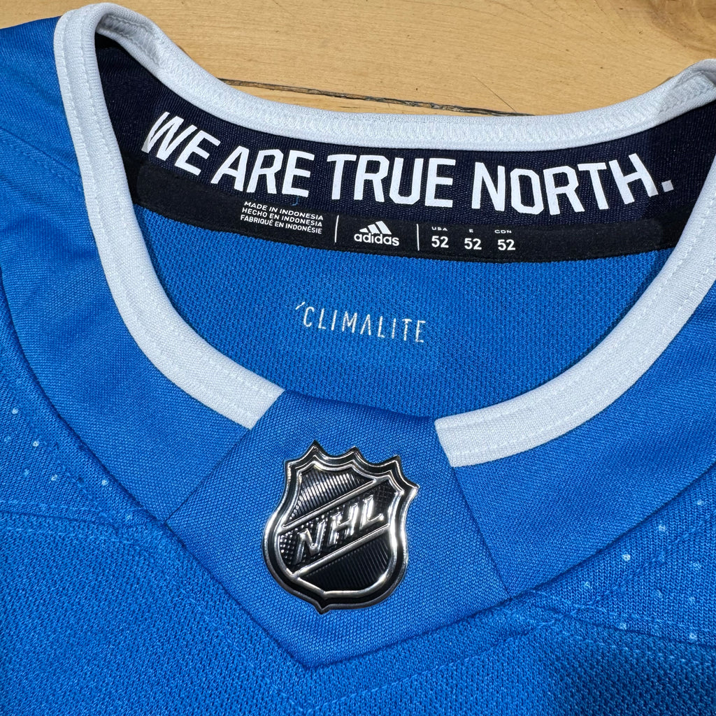 Josh Morrissey Winnipeg Jets Aviator Adidas Signed NHL Hockey Jersey Size 52 Large NEW