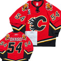 Tyler Johnson Calgary Flames 2005/06 Game Issued Reebok NHL Jersey COA