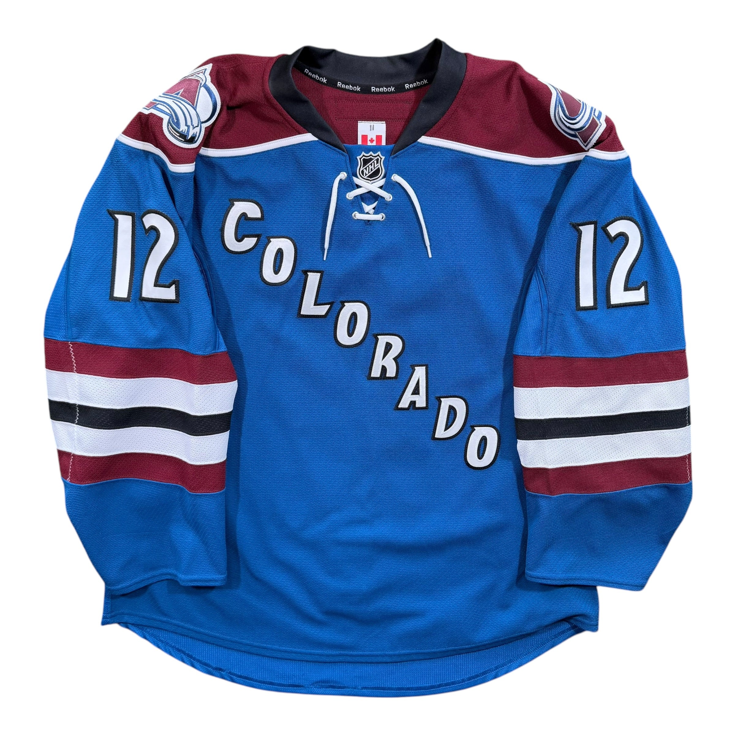 Kevin Porter Colorado Avalanche Alternate 2011/12 Game Worn Reebok NHL Jersey COA