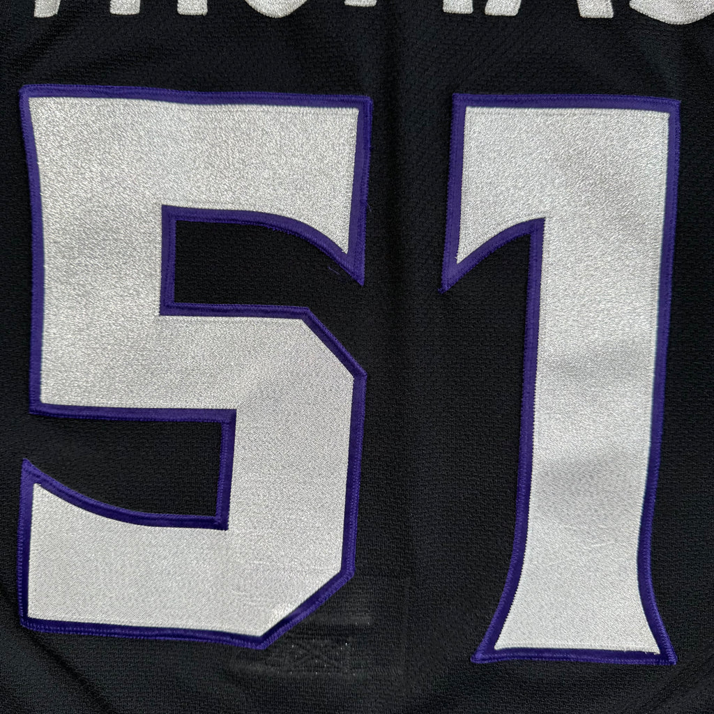 Scott Thomas Los Angeles Kings 2001 Playoff Game Worn NHL Koho Jersey COA