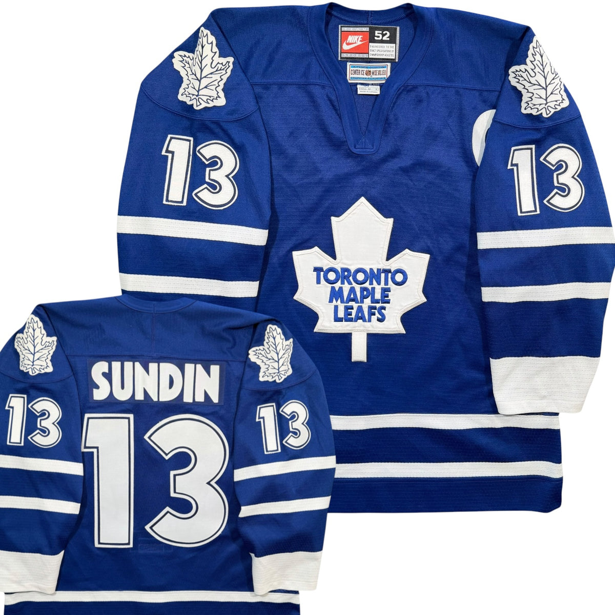 Mats Sundin Toronto Maple Leafs Vintage Authentic Nike NHL Hockey Jersey - 52/Large