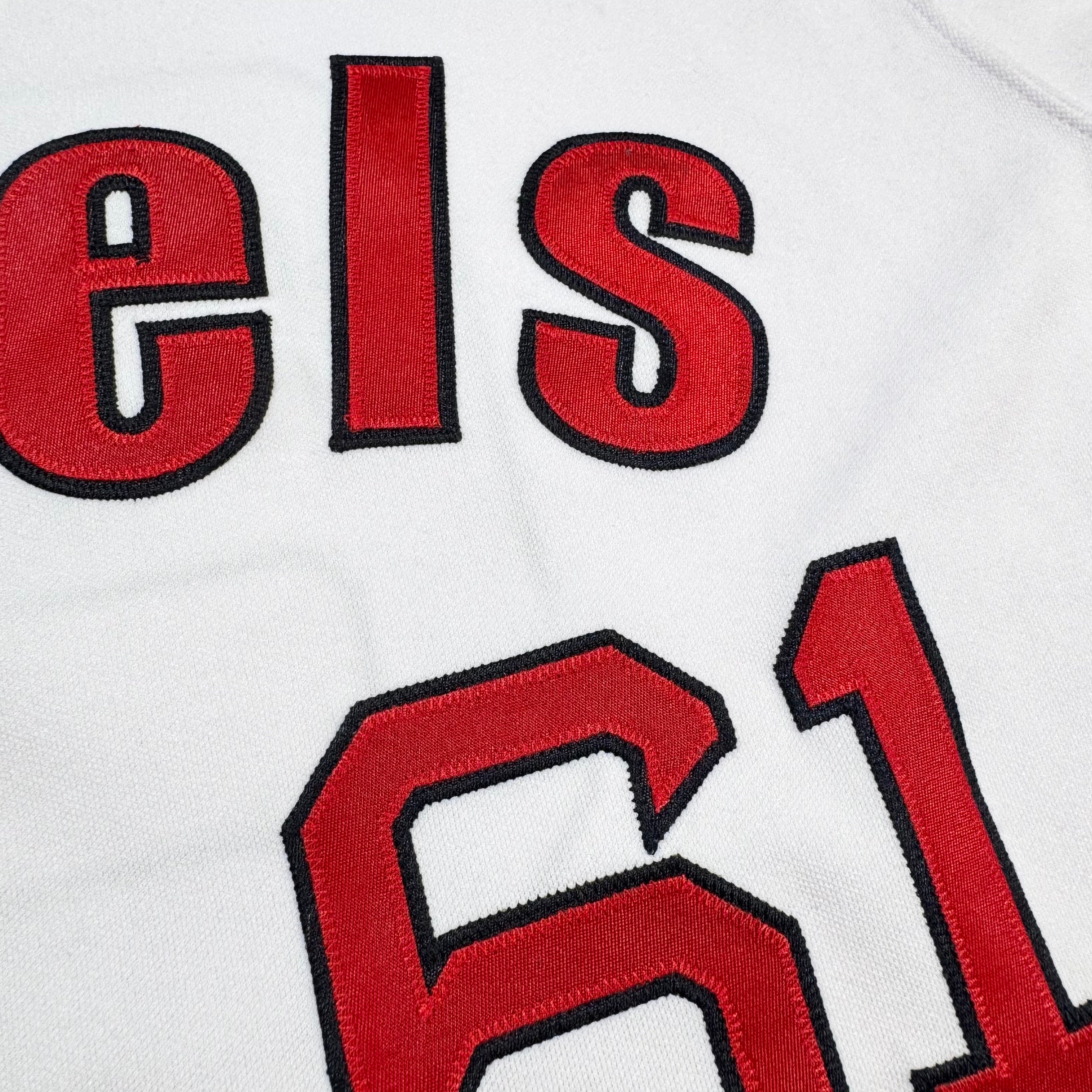 Steve Soliz Los Angeles Angeles 2014 Game Worn Coach 1970s Throwback Jersey COA