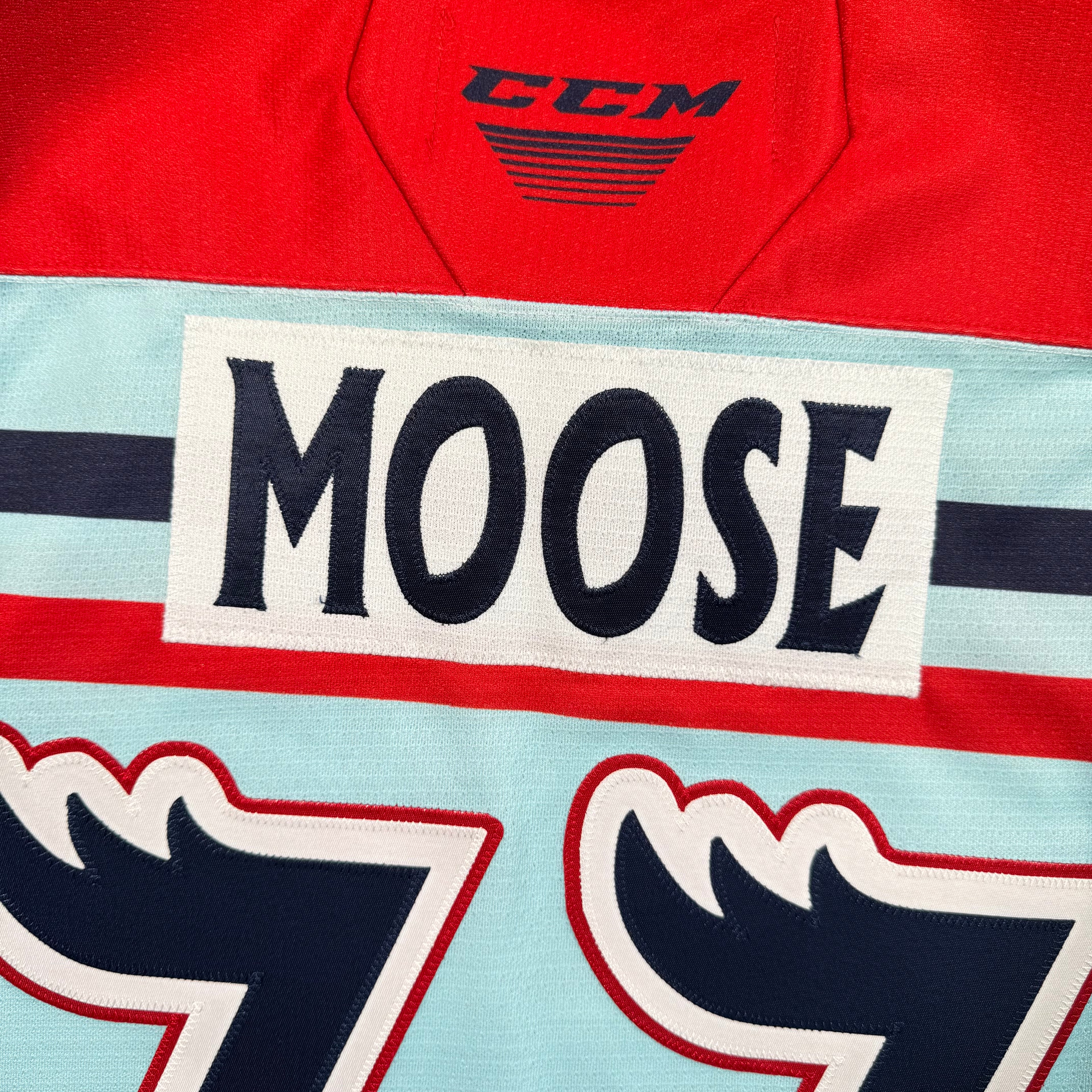 Manitoba Moose #77 Military Appreciation Authentic MIC AHL Jersey Size 52