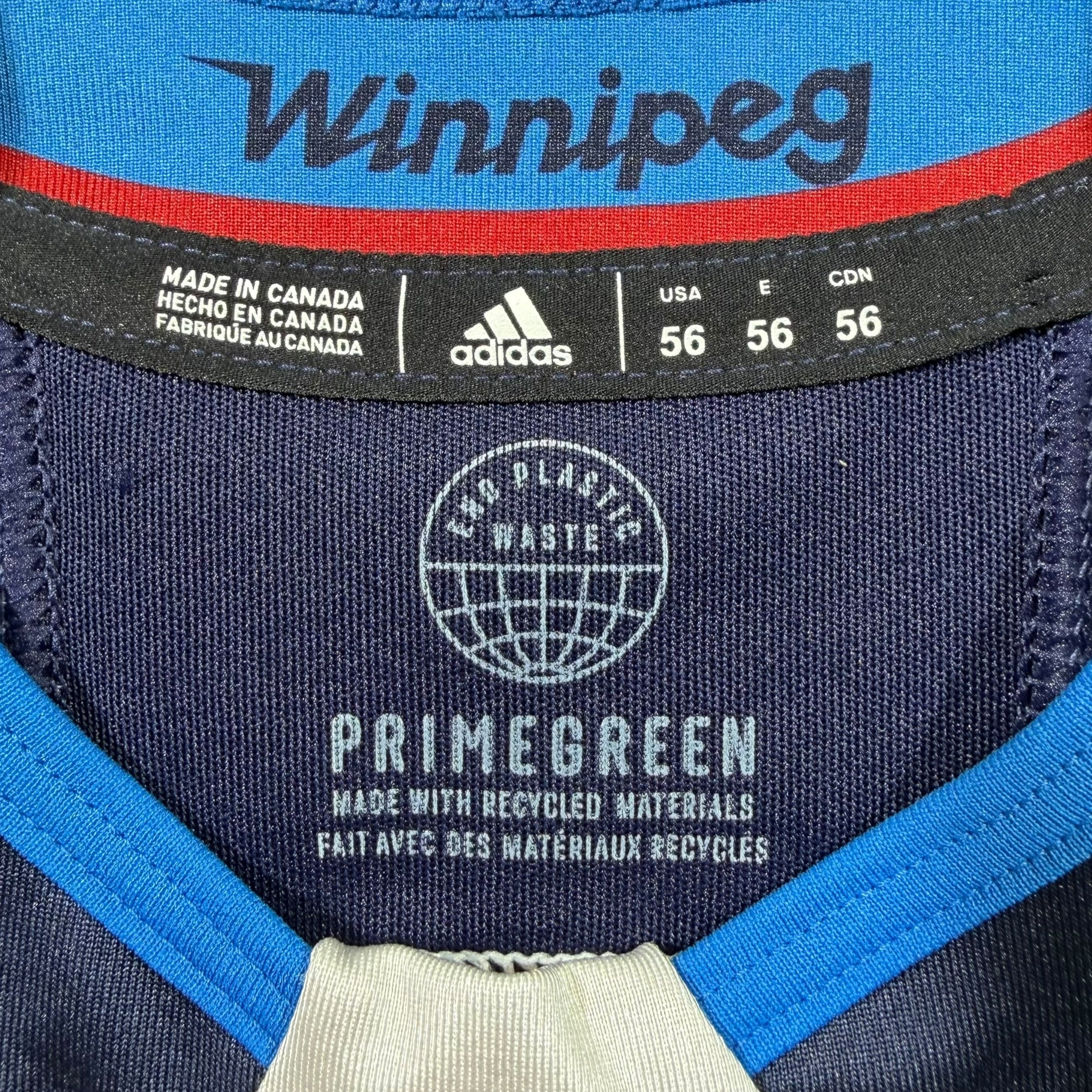 Colin Miller Winnipeg Jets 2023/24 Game Issued Adidas MIC NHL Jersey - 56/XXL