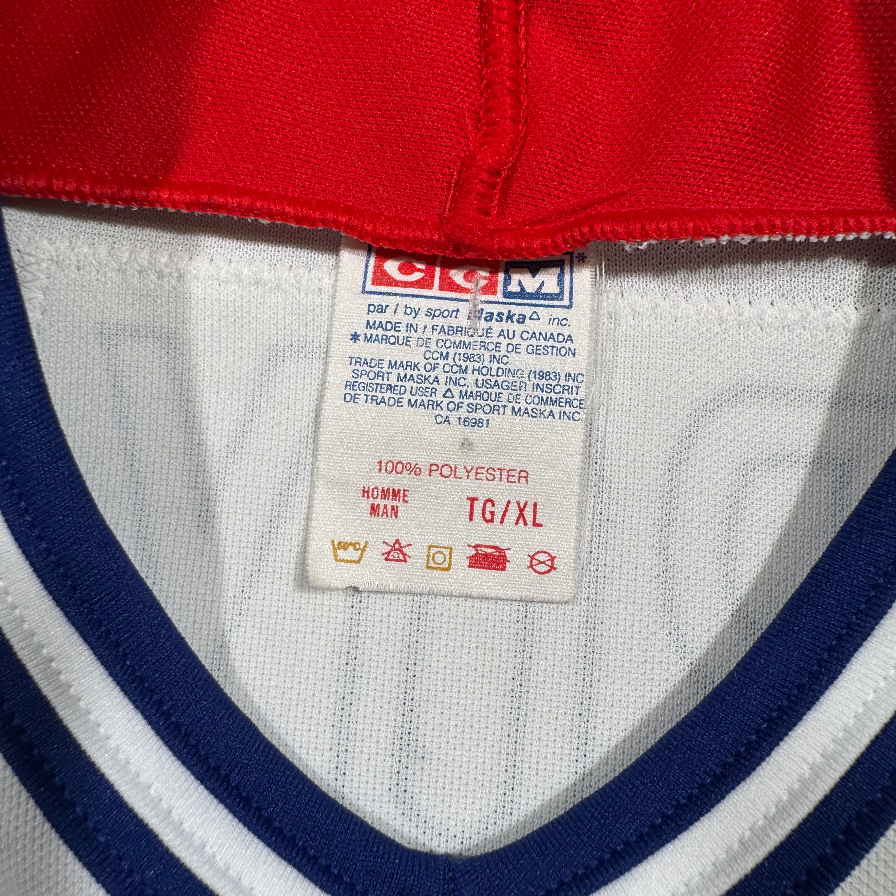 Patrick Roy Montreal Canadiens Vintage CCM NHL Jersey Size XL