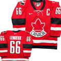 Mario Lemieux Team Canada 2002 Authentic MIC Olympic Jersey - 52/XL