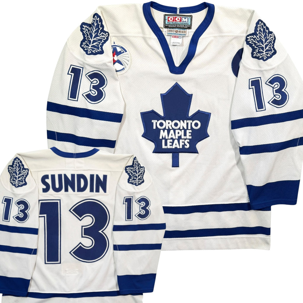 Mats Sundin Toronto Maple Leafs Vintage CCM MIC Authentic NHL Jersey - 52/XL
