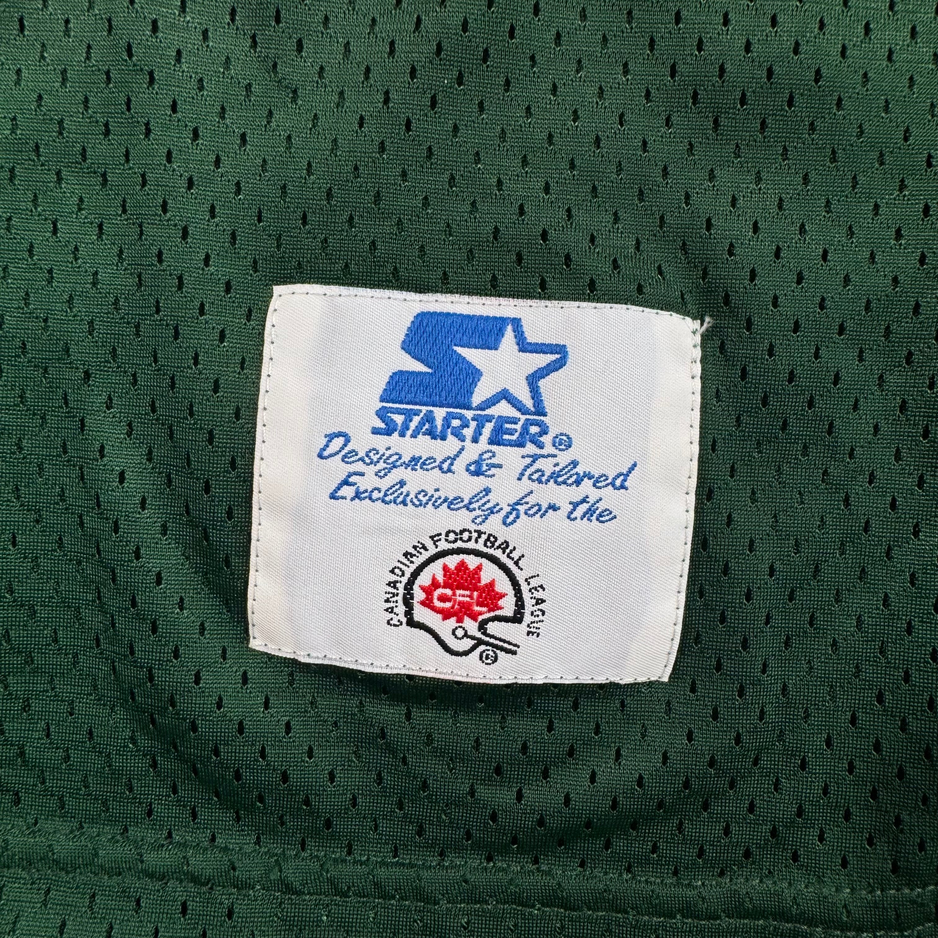 Gizmo Williams Edmonton Eskimos Vintage Starter CFL Jersey Size Medium