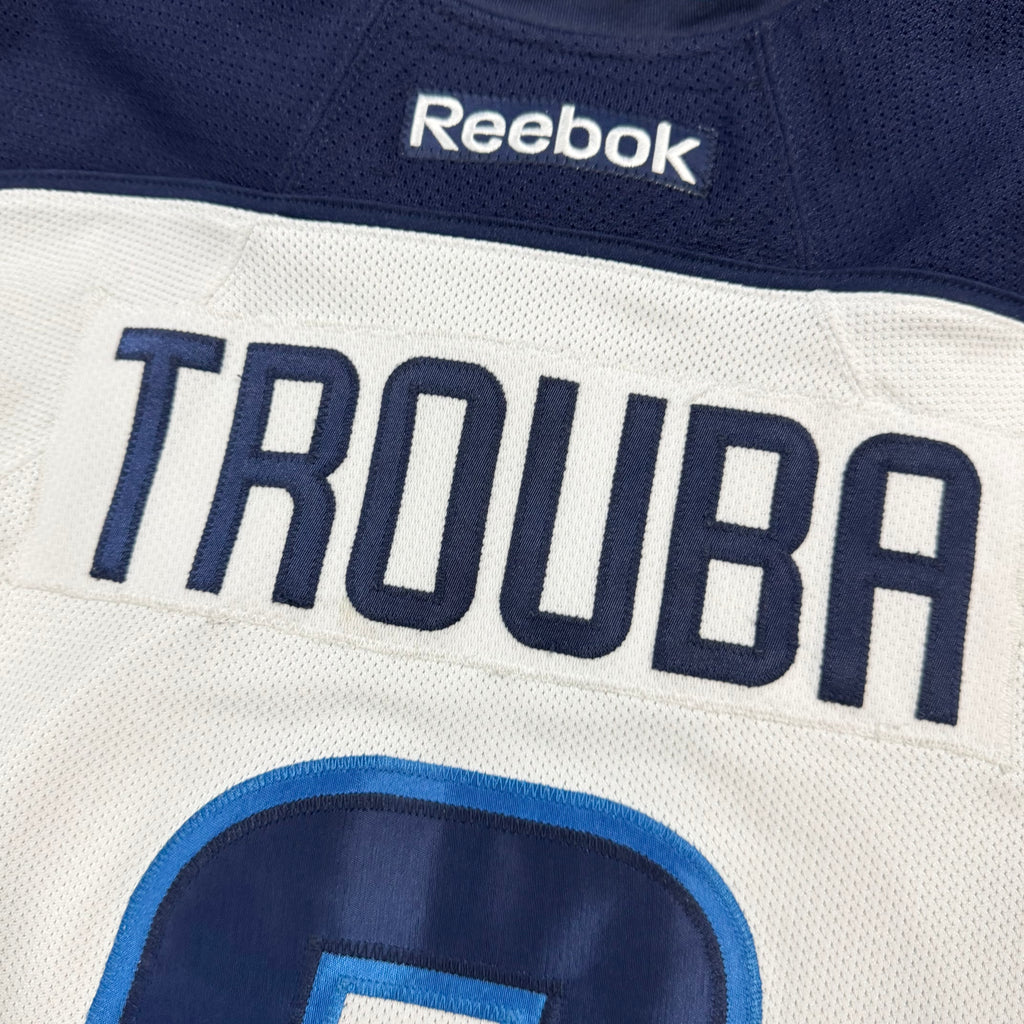 Jacob Trouba Winnipeg Jets MIC Reebok Authentic NHL Hockey Jersey Size 52 Large