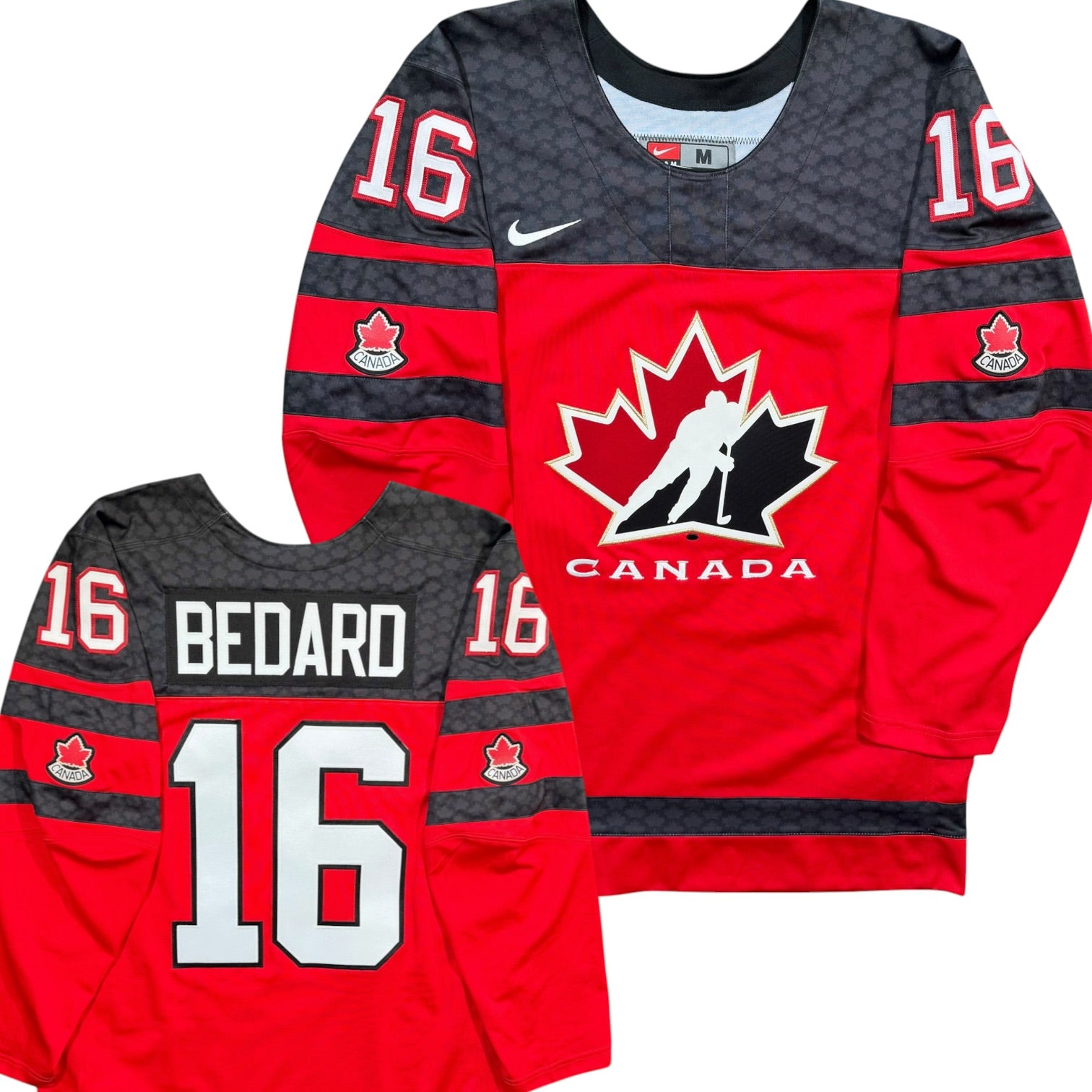 Connor Bedard Team Canada 2023 Juniors Nike Hockey Jersey - Medium