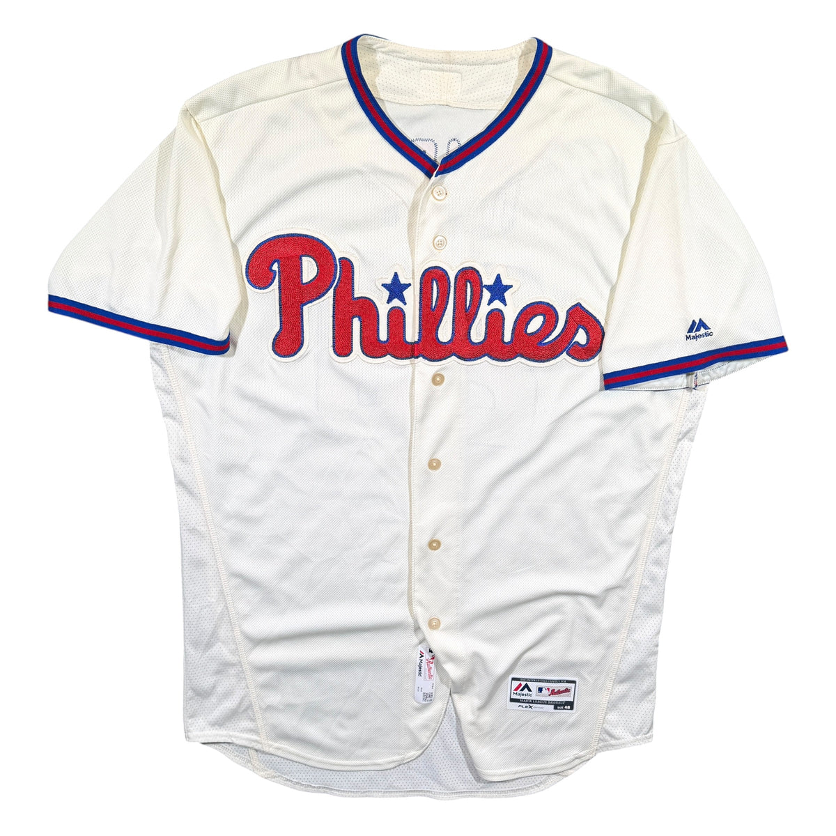 Cameron Rupp Philadelphia Phillies 2017/18 Game Issued Majestic MLB Jersey - 48/XL