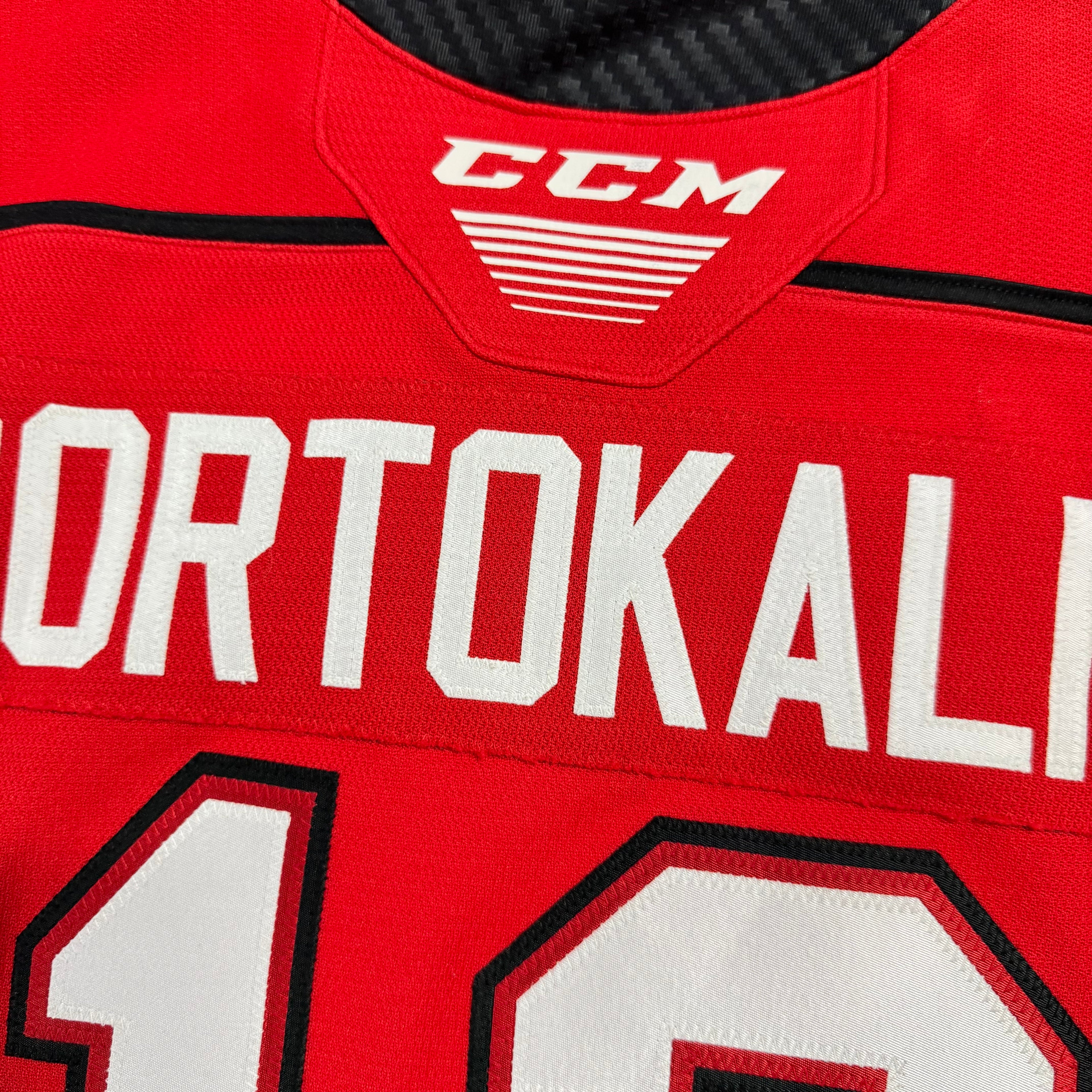 William Portokalis Owen Sound Attack 2021-22 Game Worn OHL CCM Hockey Jersey COA