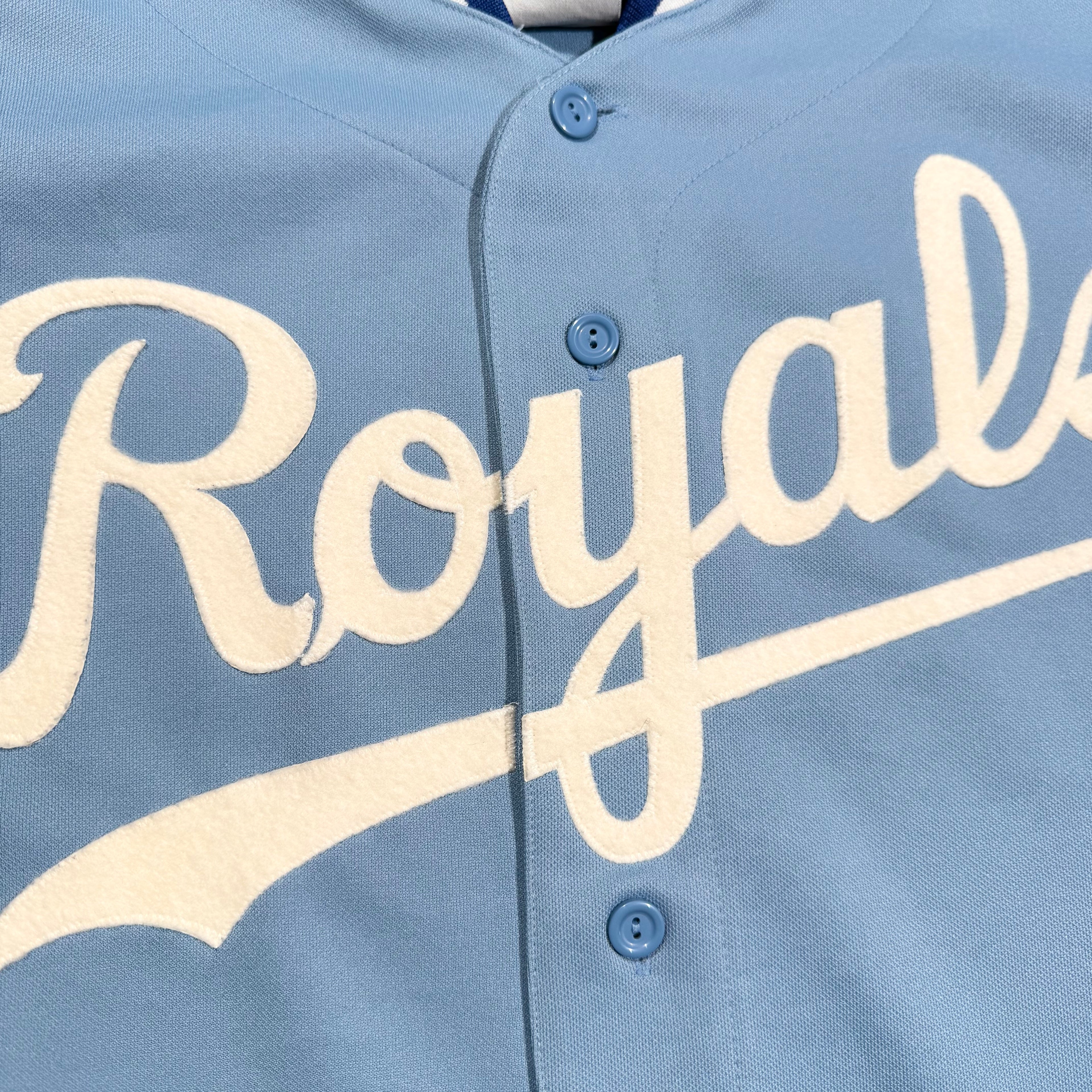 Kansas City Royals Vintage Majestic Cooperstown MLB Baseball Jersey Size Large
