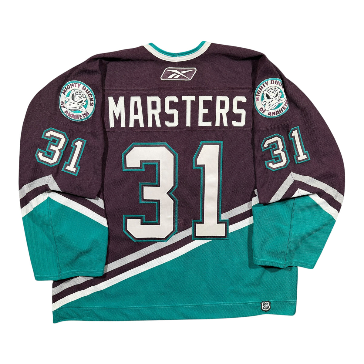 Nathan Marsters Anaheim Ducks 2005/06 Game Issued Reebok NHL Jersey COA