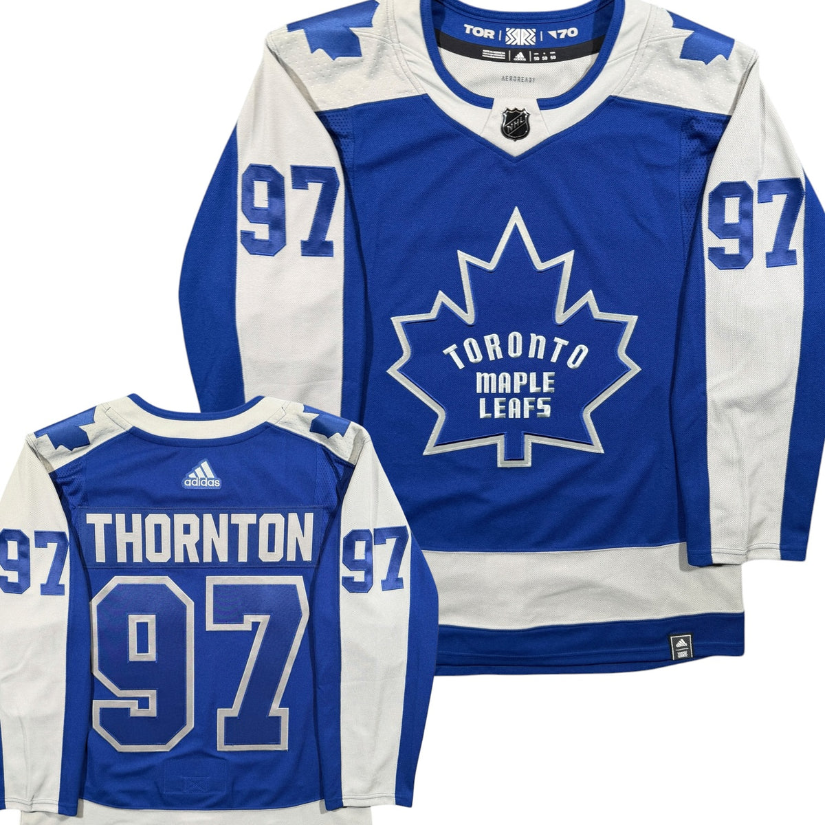 Joe Thornton Toronto Maple Leafs Reverse Retro 1.0 Adidas NHL Jersey - 50/Medium