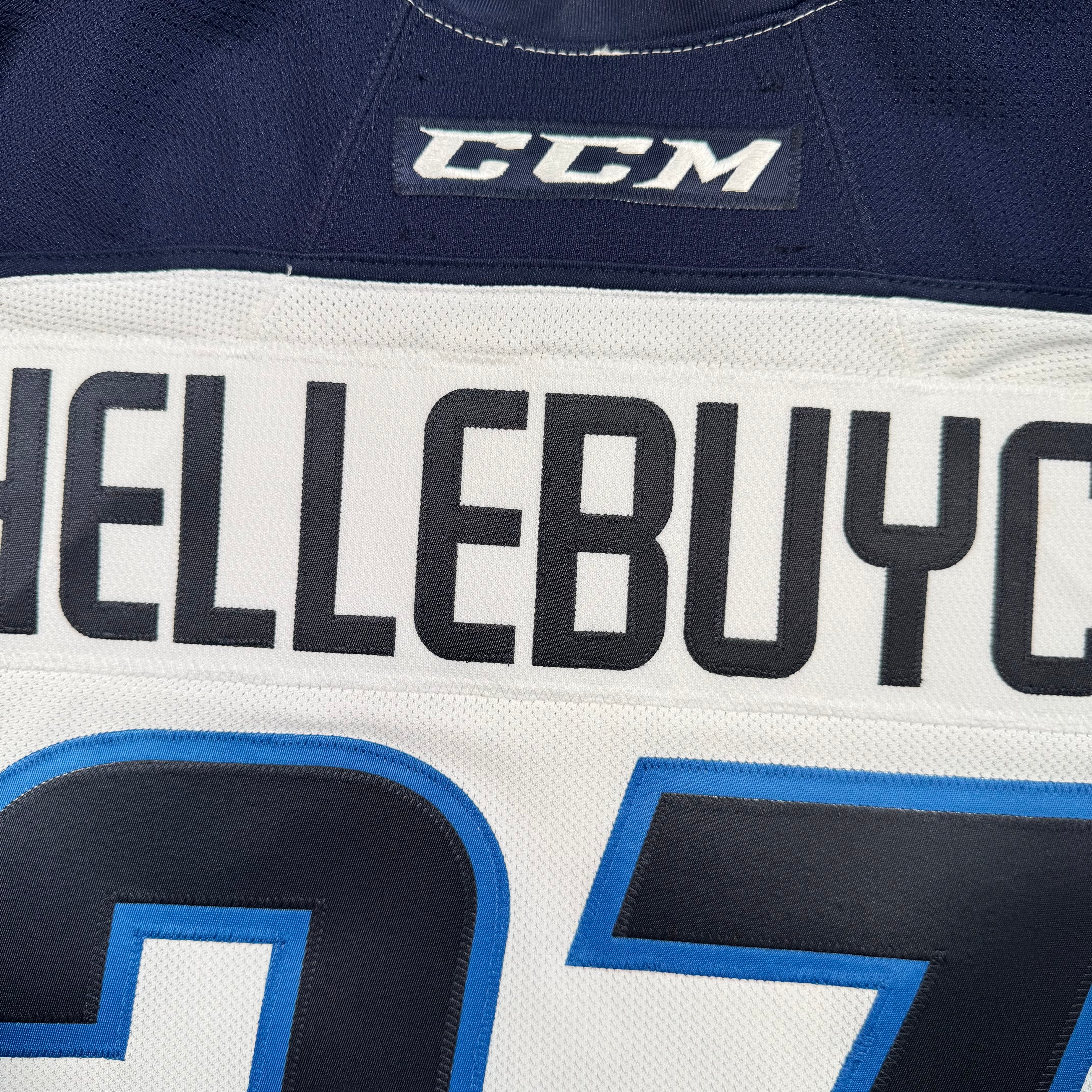Connor Hellebuyck St. John’s IceCaps Team Issued MIC AHL CCM Jersey - 58
