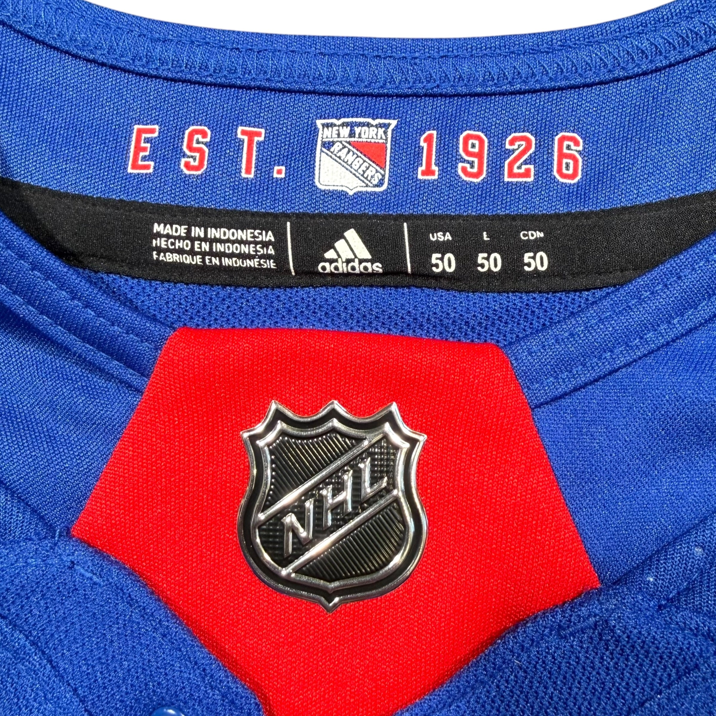 Chris Krieder New York Rangers Adidas NHL Jersey - 50/Medium