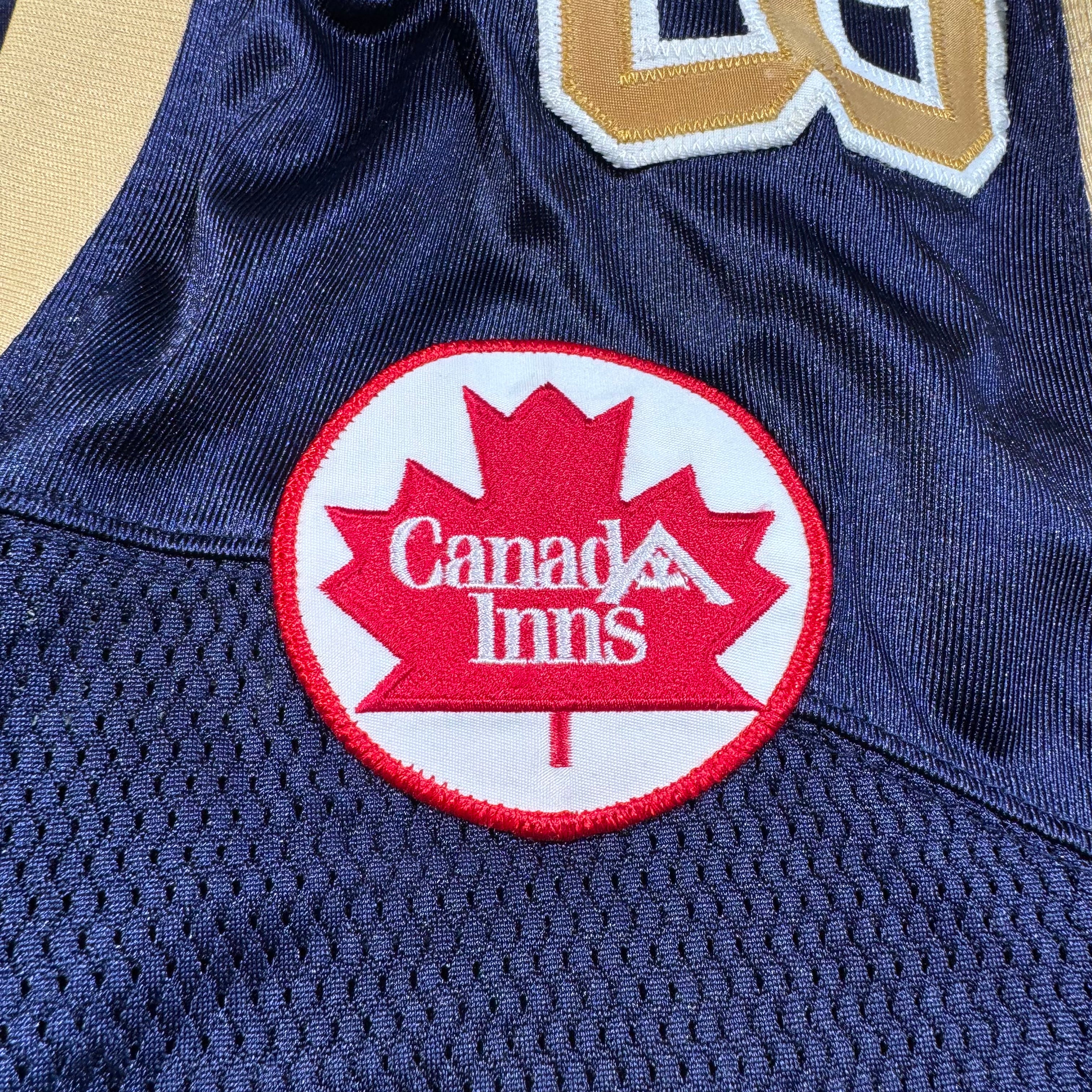 Derik Armstrong Winnipeg Blue Bombers Vintage Reebok CFL Jersey Size XL