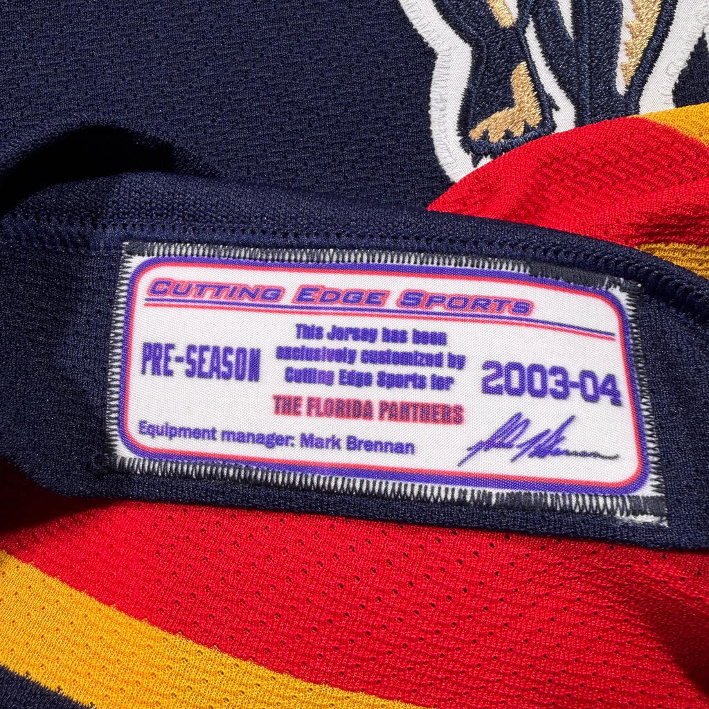 Simon Lajeunesse Florida Panthers 2003/04 Game Issued CCM NHL Jersey
