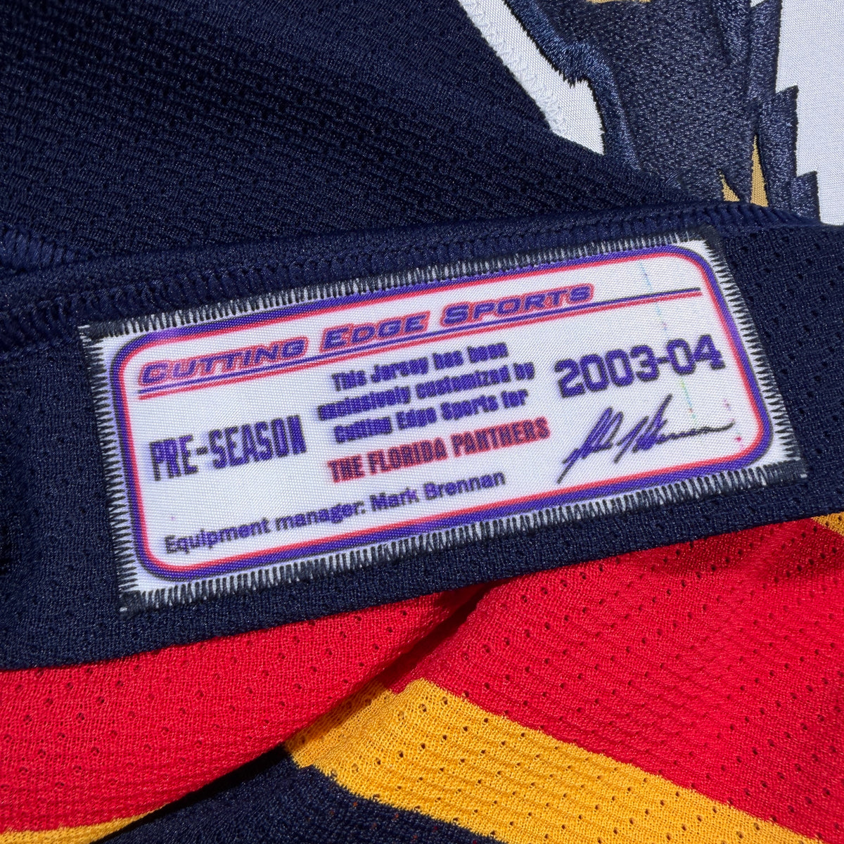 Dany Roussin Florida Panthers 2003/04 Game Issued Koho NHL Jersey - 54/XL