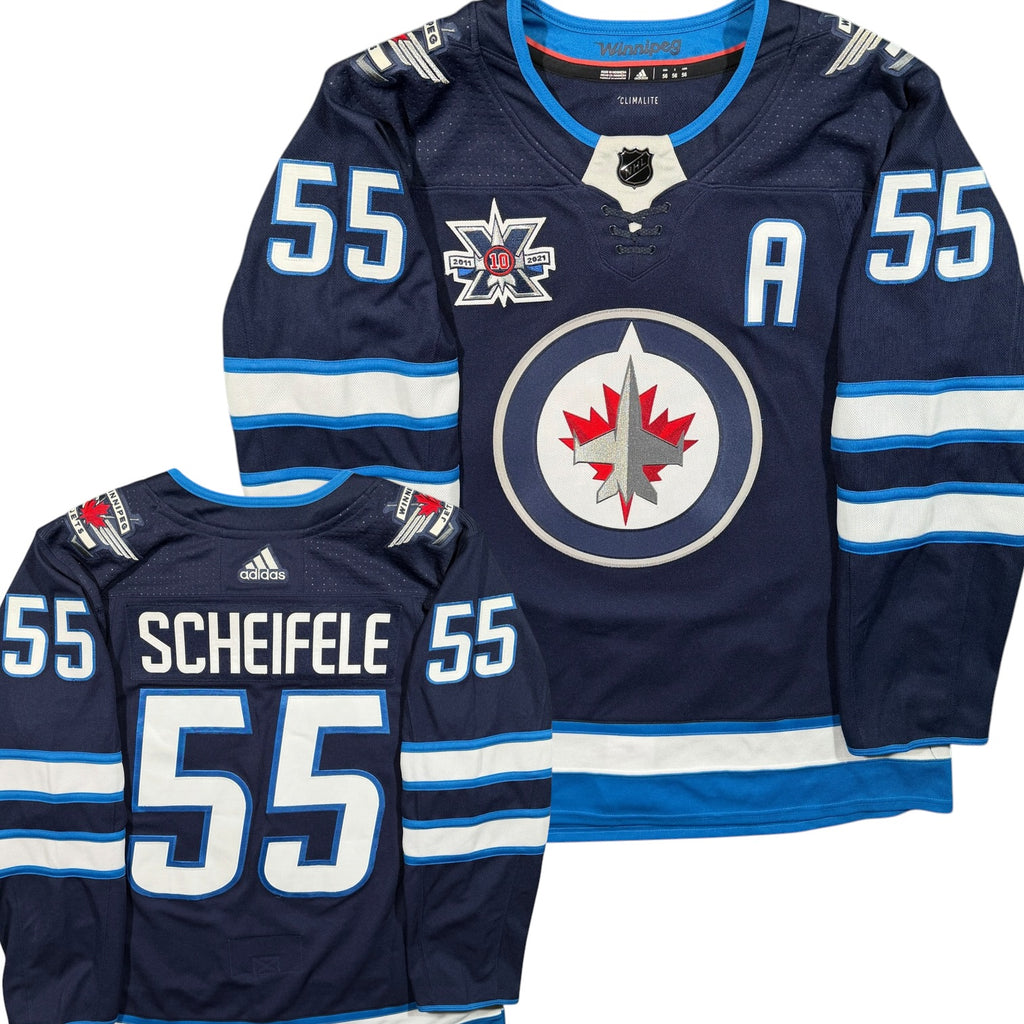 Mark Scheifele Winnipeg Jets 10th Anniversary Adidas NHL Jersey - 56/XXL