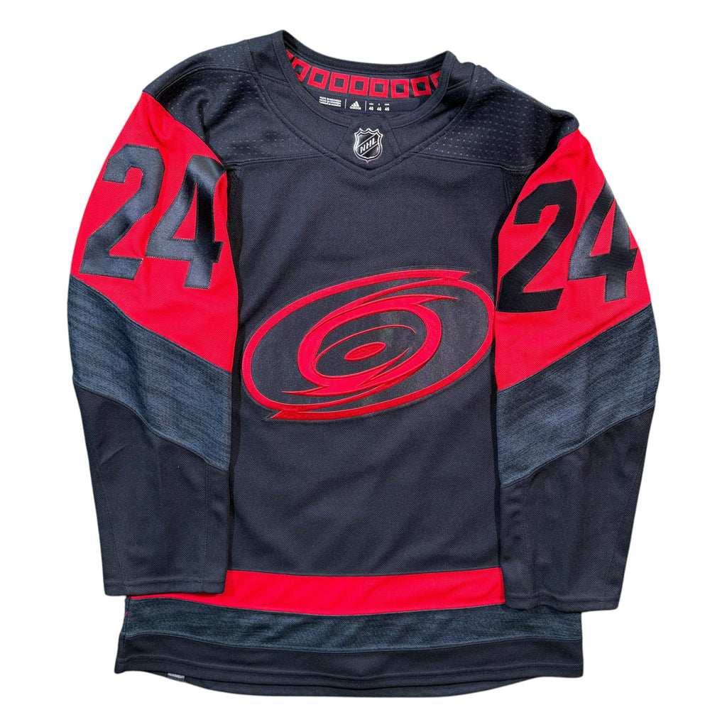 Seth Jarvis Carolina Hurricanes 2023 Stadium Series Adidas NHL Jersey - 46/Small
