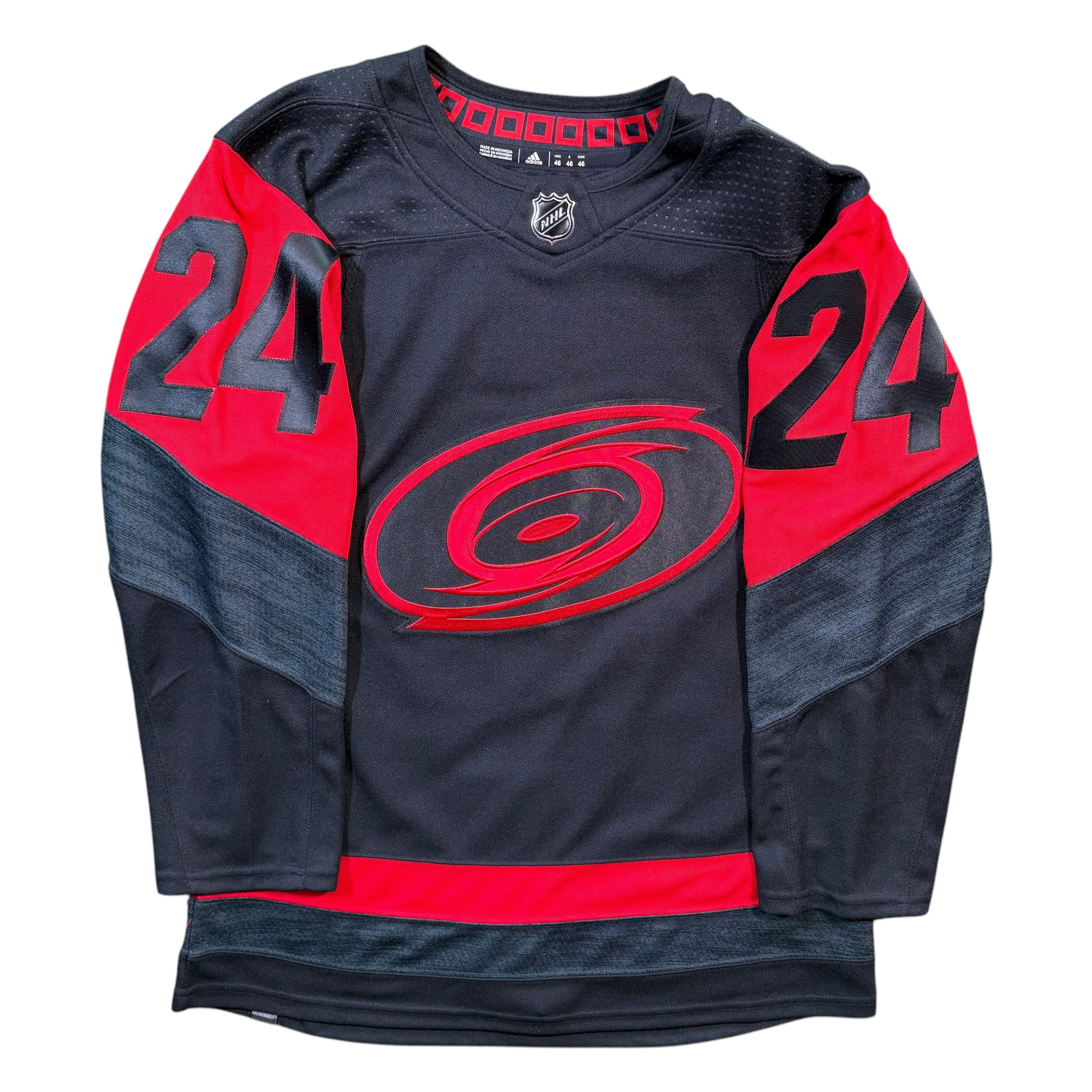 Seth Jarvis Carolina Hurricanes 2023 Stadium Series Adidas NHL Jersey - 46/Small