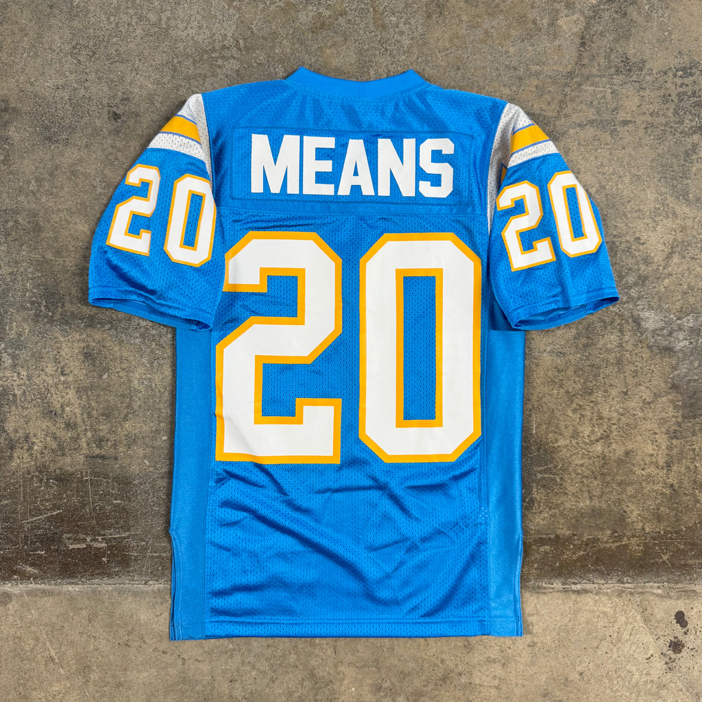 Natrone Means Los Angeles Chargers Mitchell & Ness Authentic NFL Jersey Size 36 Small
