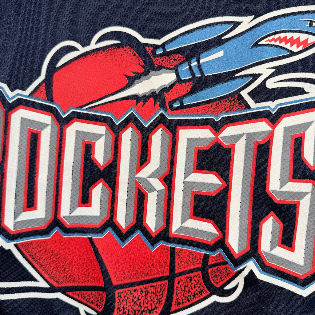 Clyde Drexler Houston Rockets Vintage Champion NBA Jersey - 44/Large