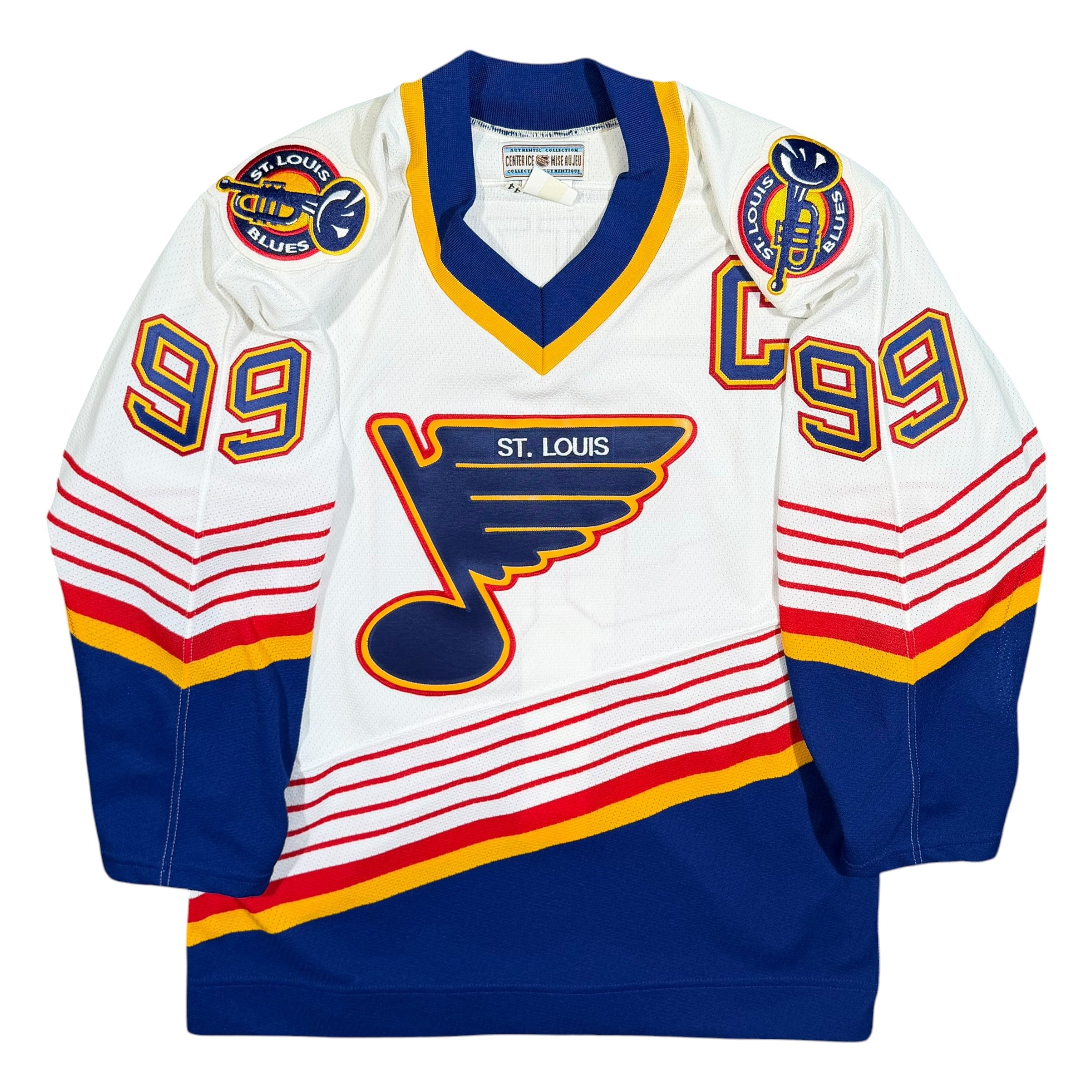Wayne Gretzky St. Louis Blues Vintage CCM Authentic NHL Jersey - 44/Medium