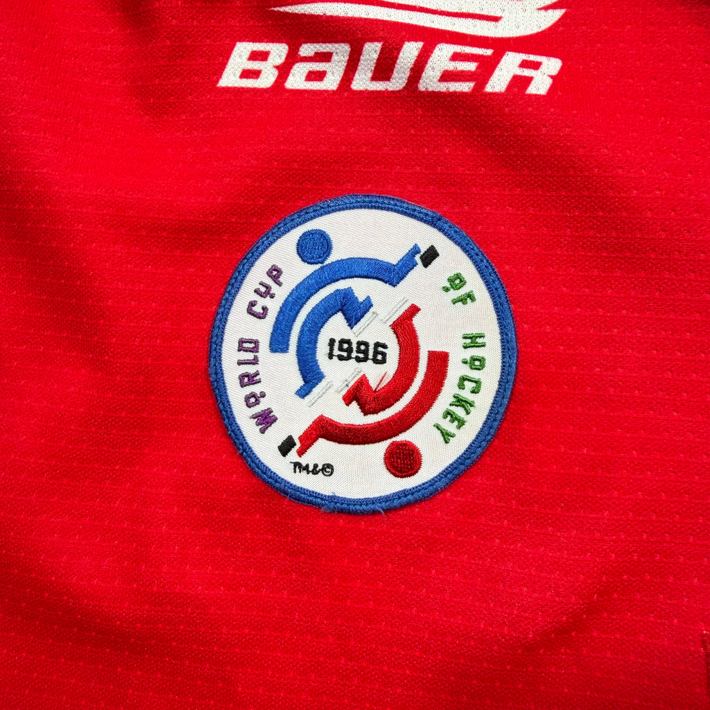 Mark Messier 1996 Team Canada Vintage Authentic Bauer MIC Jersey - 52/XL