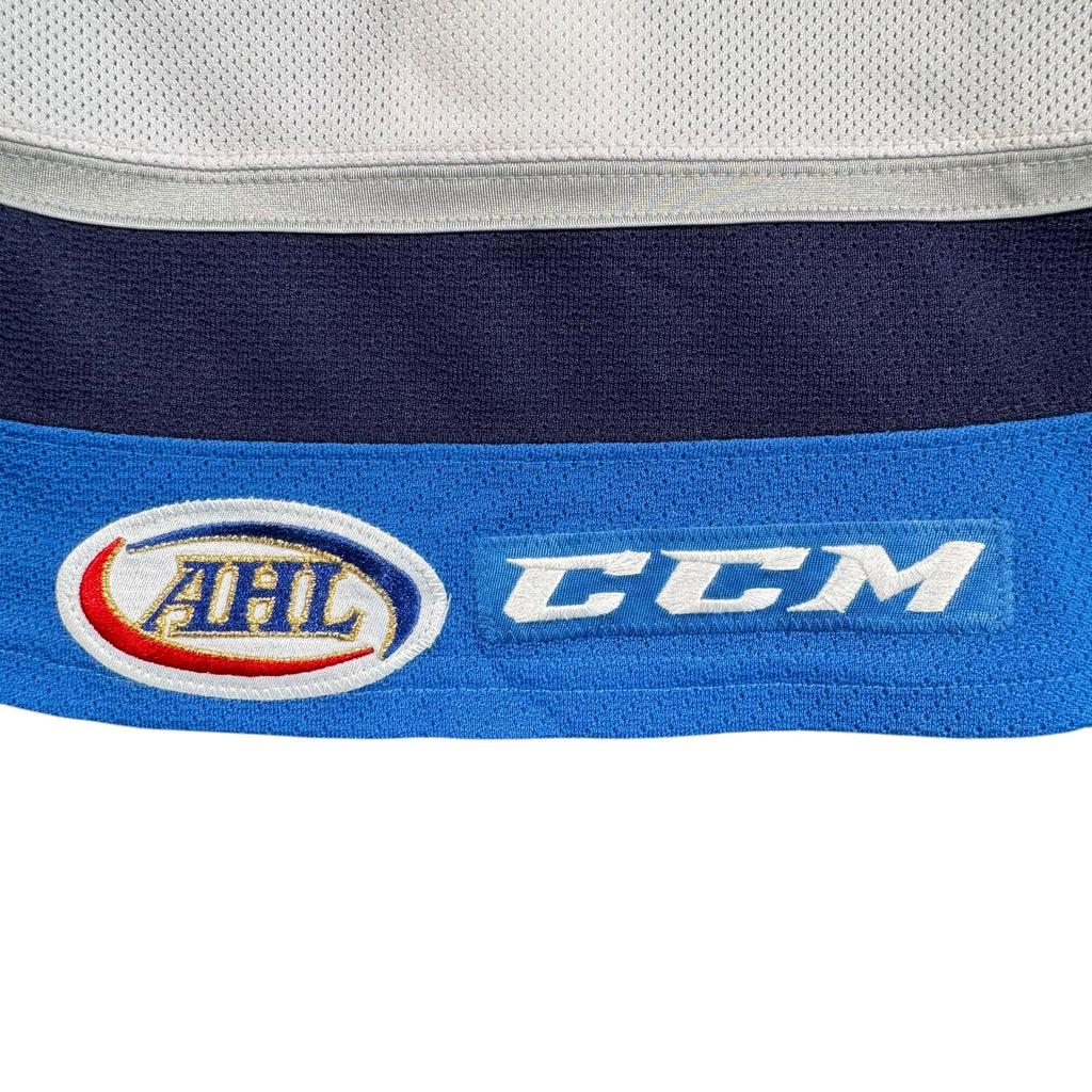 Connor Hellebuyck St. John’s IceCaps Team Issued MIC AHL CCM Jersey - 58
