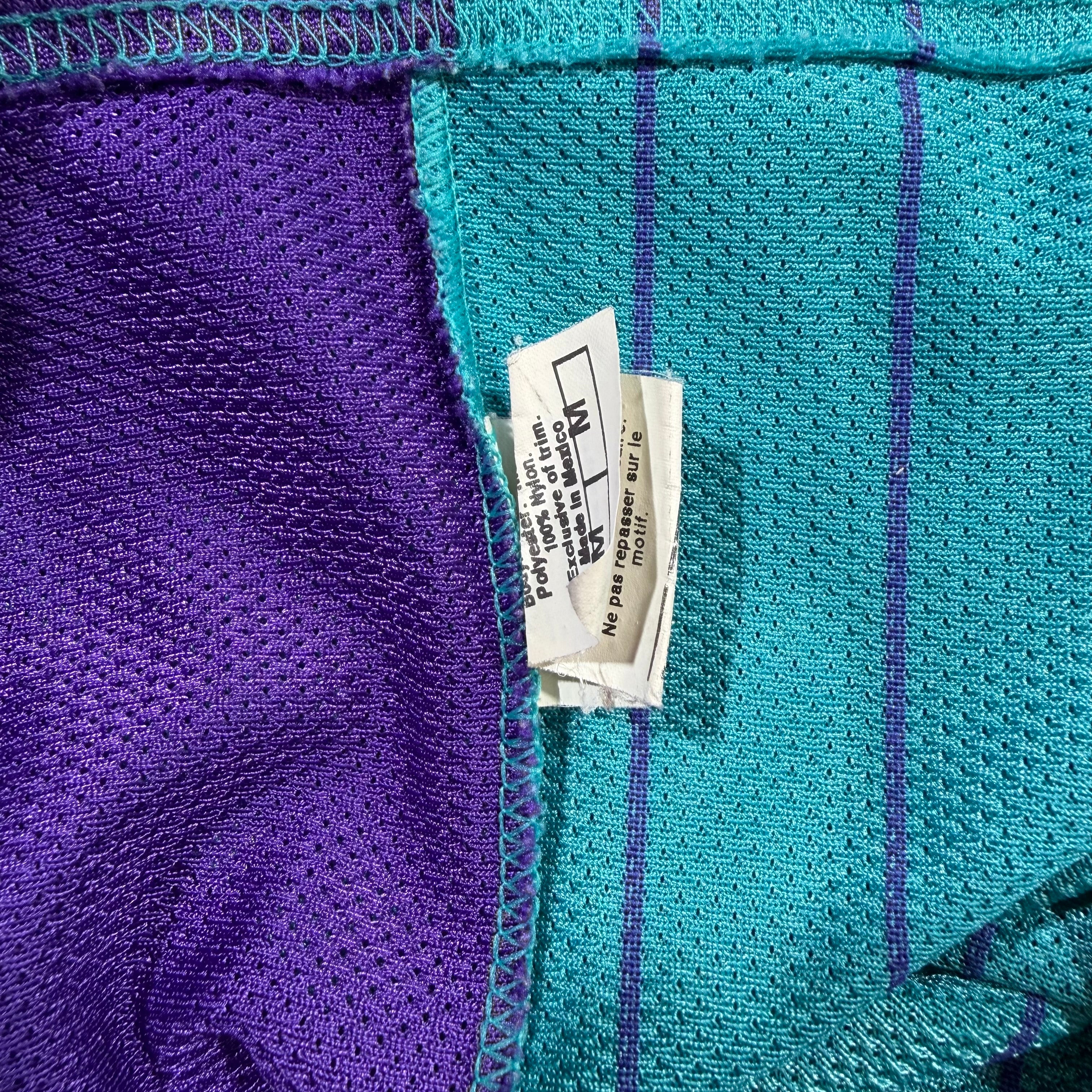 Baron Davis Charlotte Hornets Vintage Champion NBA Jersey - 40/Medium