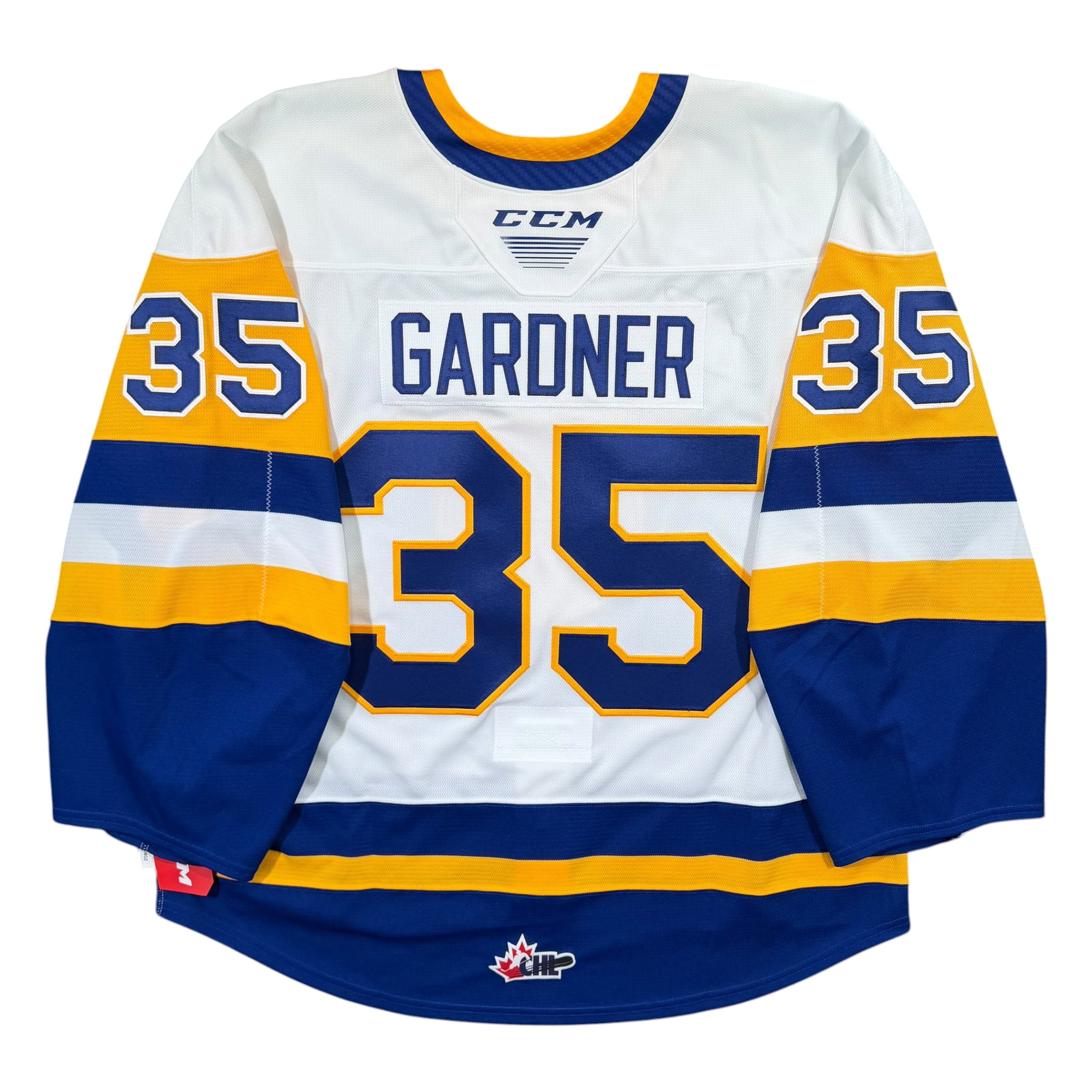 Evan Gardner Saskatoon Blades Team Issued CCM WHL Jersey - 58G
