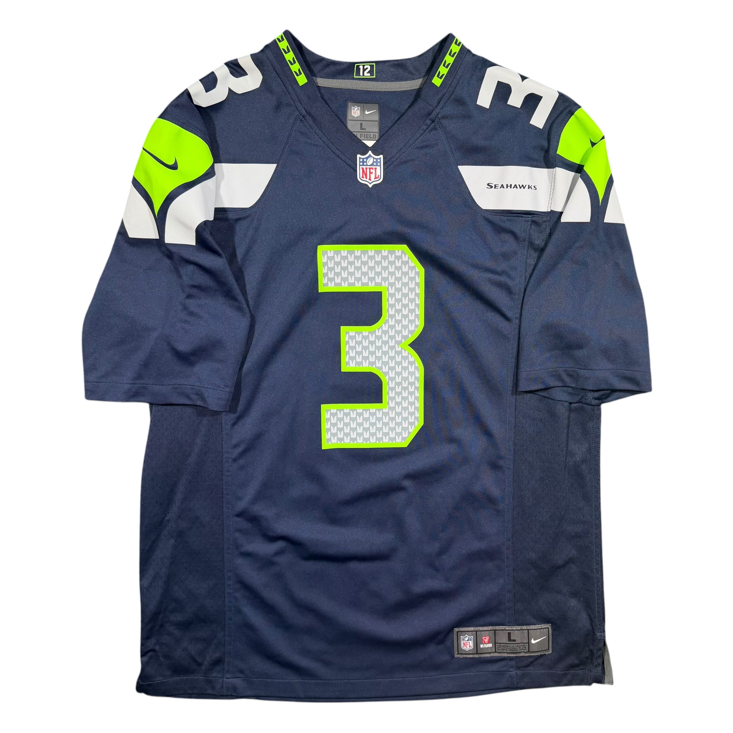 Russell Wilson Seattle Seahawks Nike Game NFL Jersey - Large