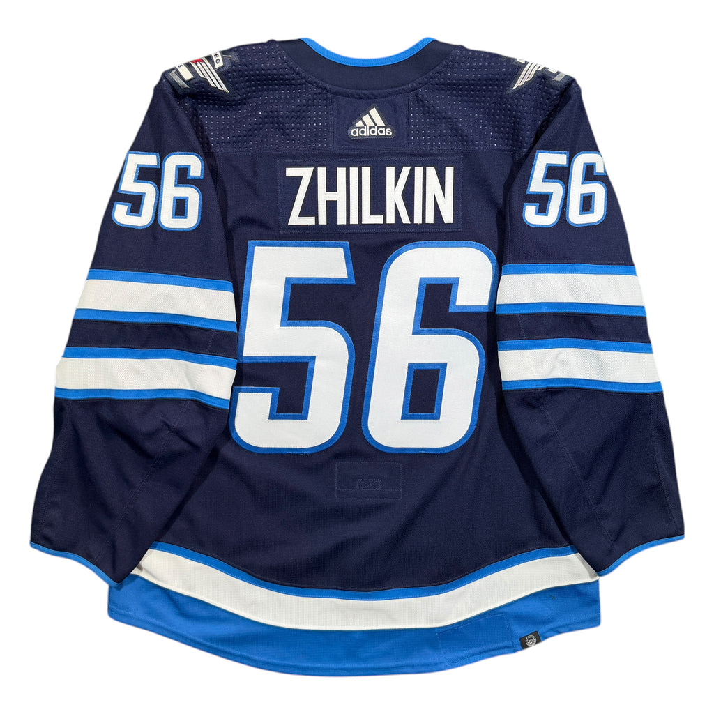 Danil Zhilkin Winnipeg Jets 2023/24 Game Issued Adidas MIC NHL Jersey - 56/XXL