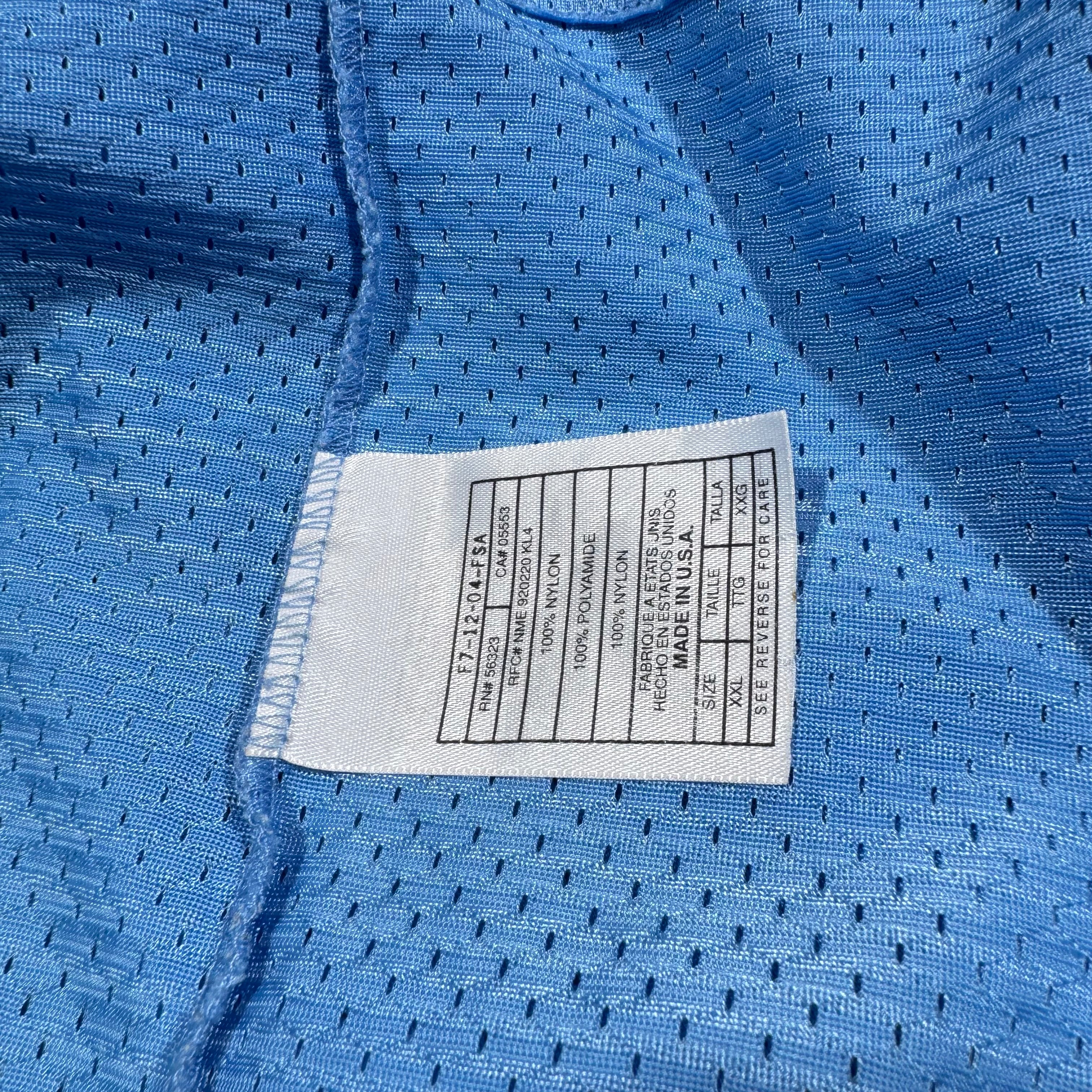 North Carolina Tar Heels Vintage Nike NCAA Football Jersey Size XXL