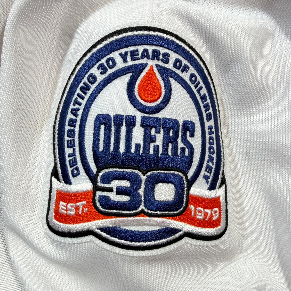 Glenn Fisher Edmonton Oilers 2008/09 Pre Season Game Worn Reebok NHL Jersey