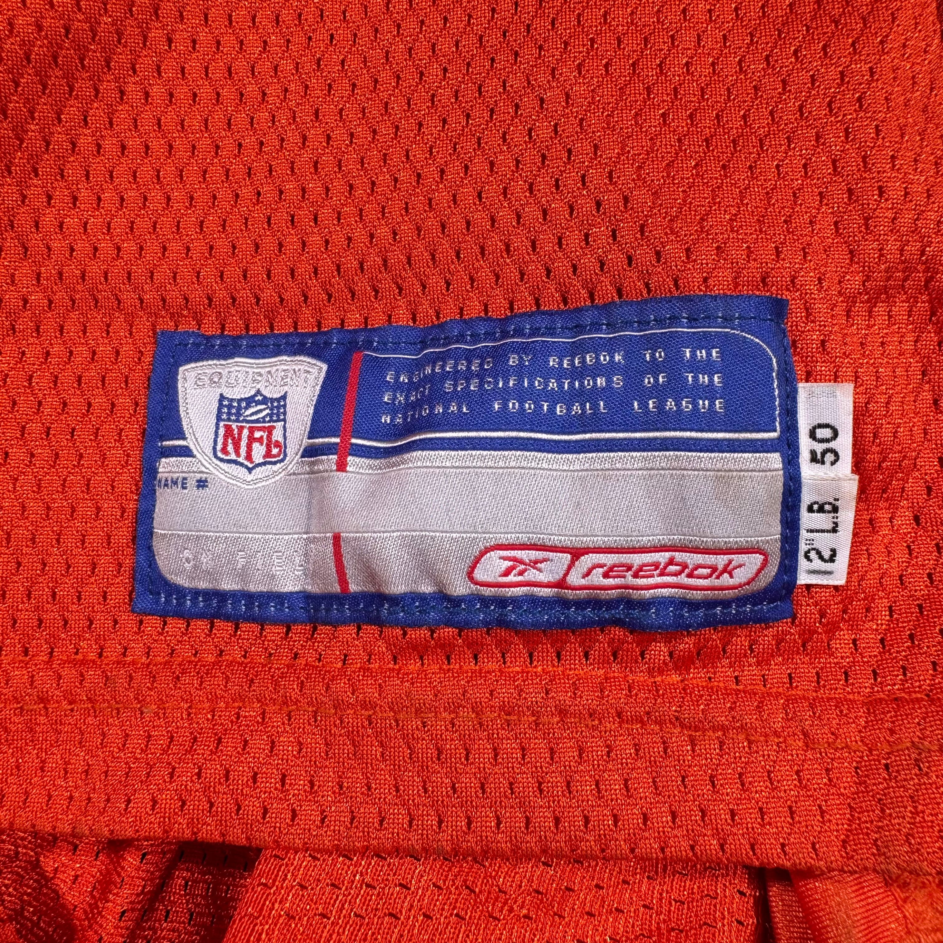 Miami Dolphins 2003 Team Issued Blank NFL Reebok Jersey Size 50