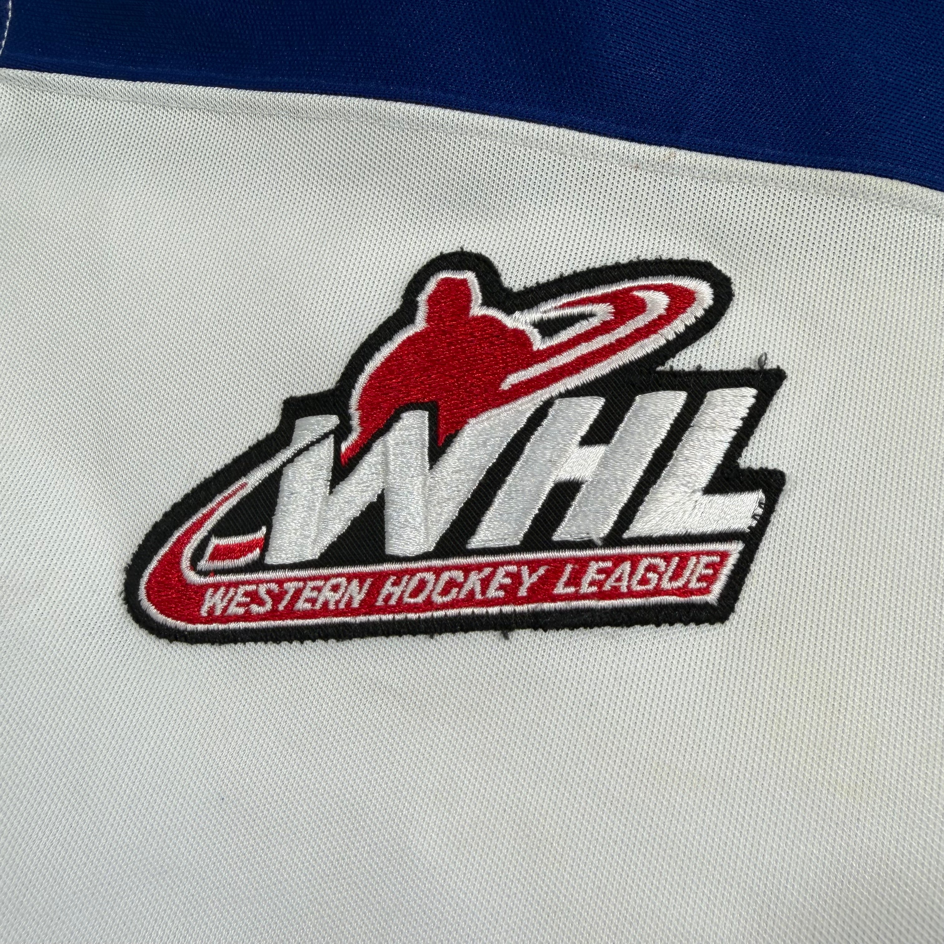 Myles Rumsey Swift Current Broncos Game Worn Reebok WHL Jersey